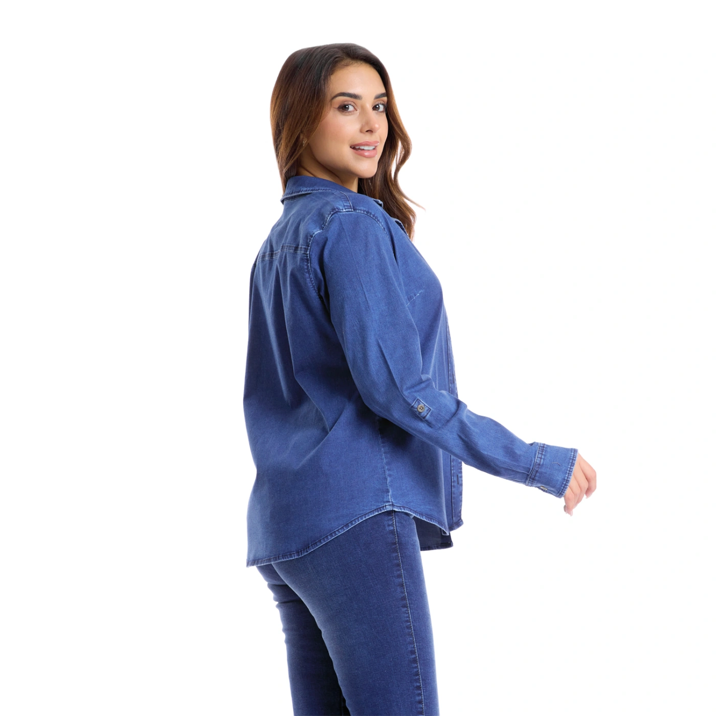 BLUSA MANGA LARGA MUJER METAL JEANS DENIM PAMELA - 4