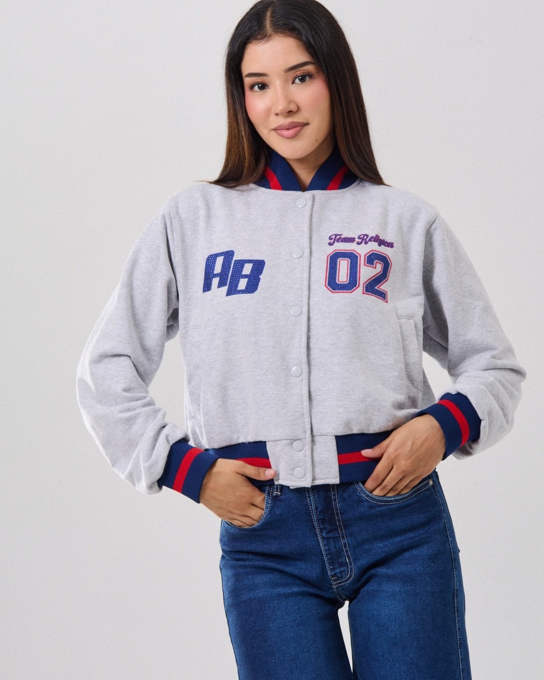 CASACA BOMBER MUJER ALEJANDRA BAIGORRIA RELIGION - 1