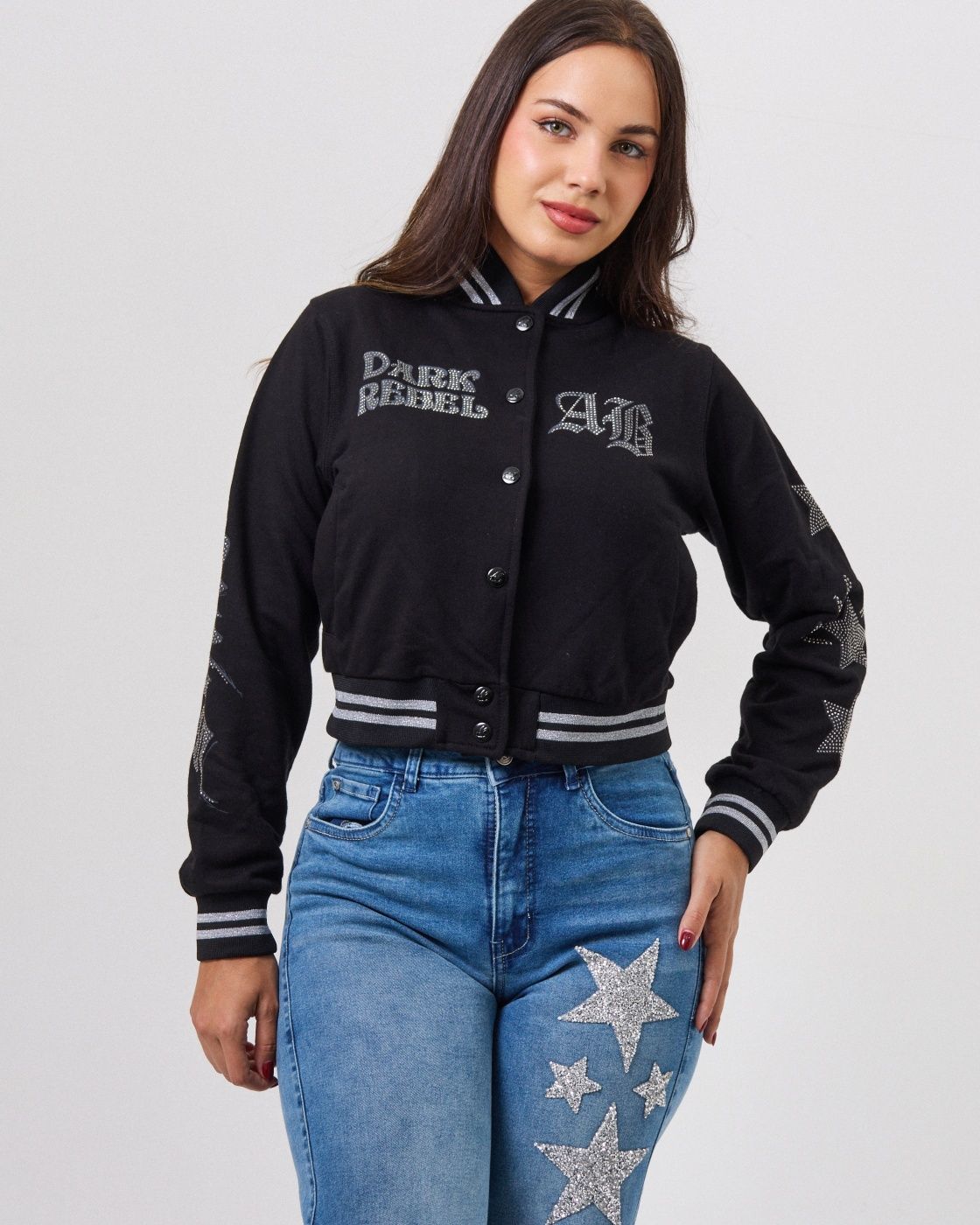 CASACA BOMBER MUJER ALEJANDRA BAIGORRIA SHINE - 1