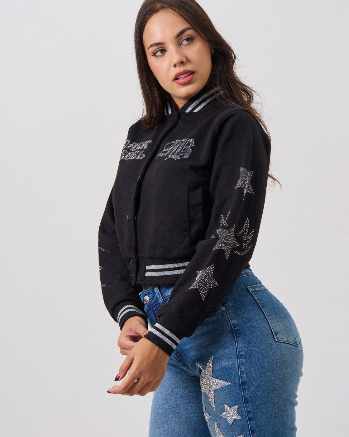 CASACA BOMBER MUJER ALEJANDRA BAIGORRIA SHINE - 3