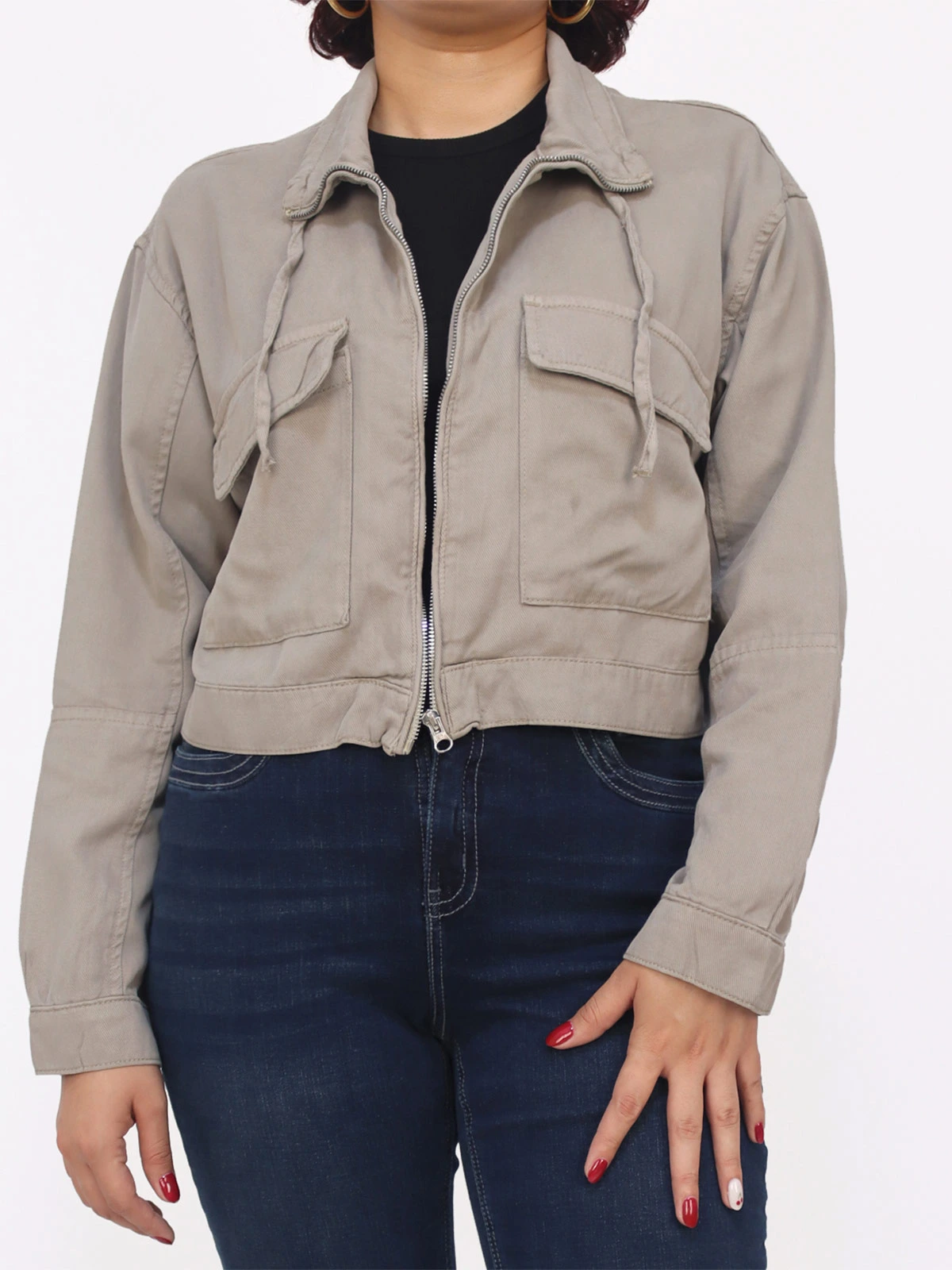 CASACA MUJER KAYRA POBLET PERFECT FIT CARGO - 1