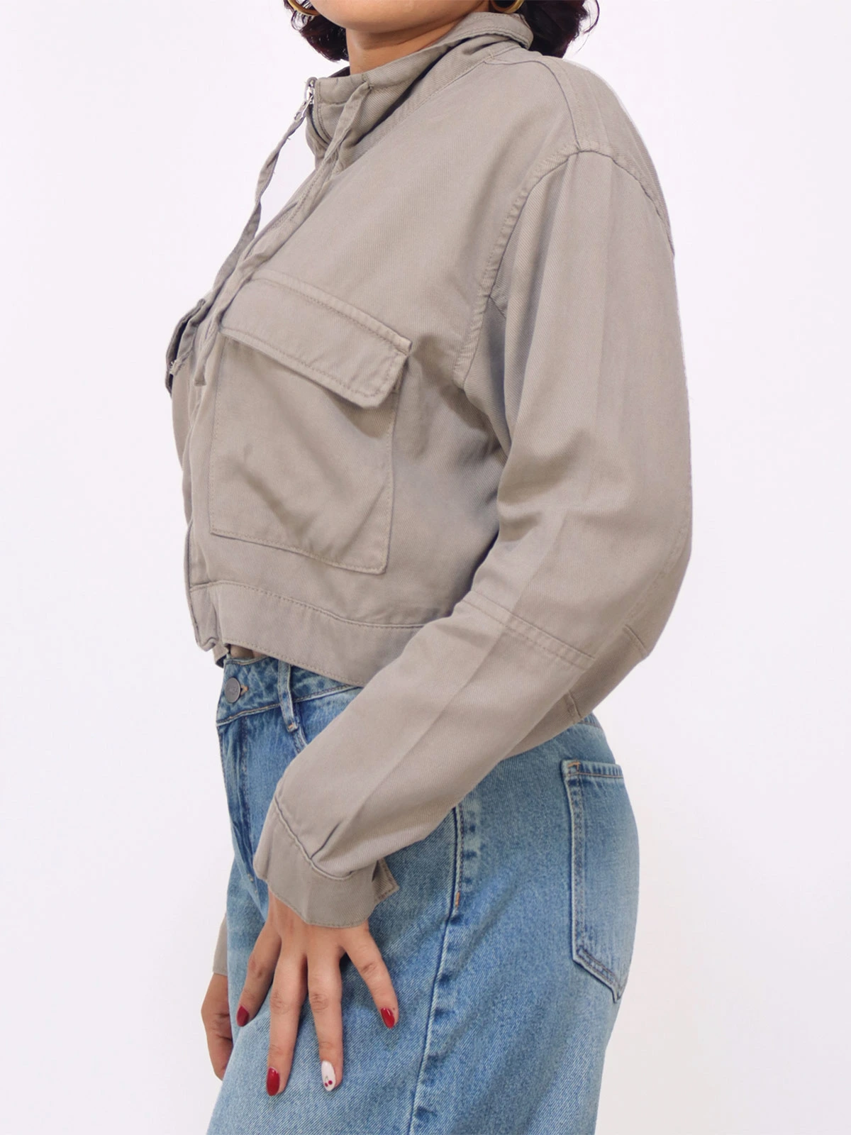 CASACA MUJER KAYRA POBLET PERFECT FIT CARGO - 2