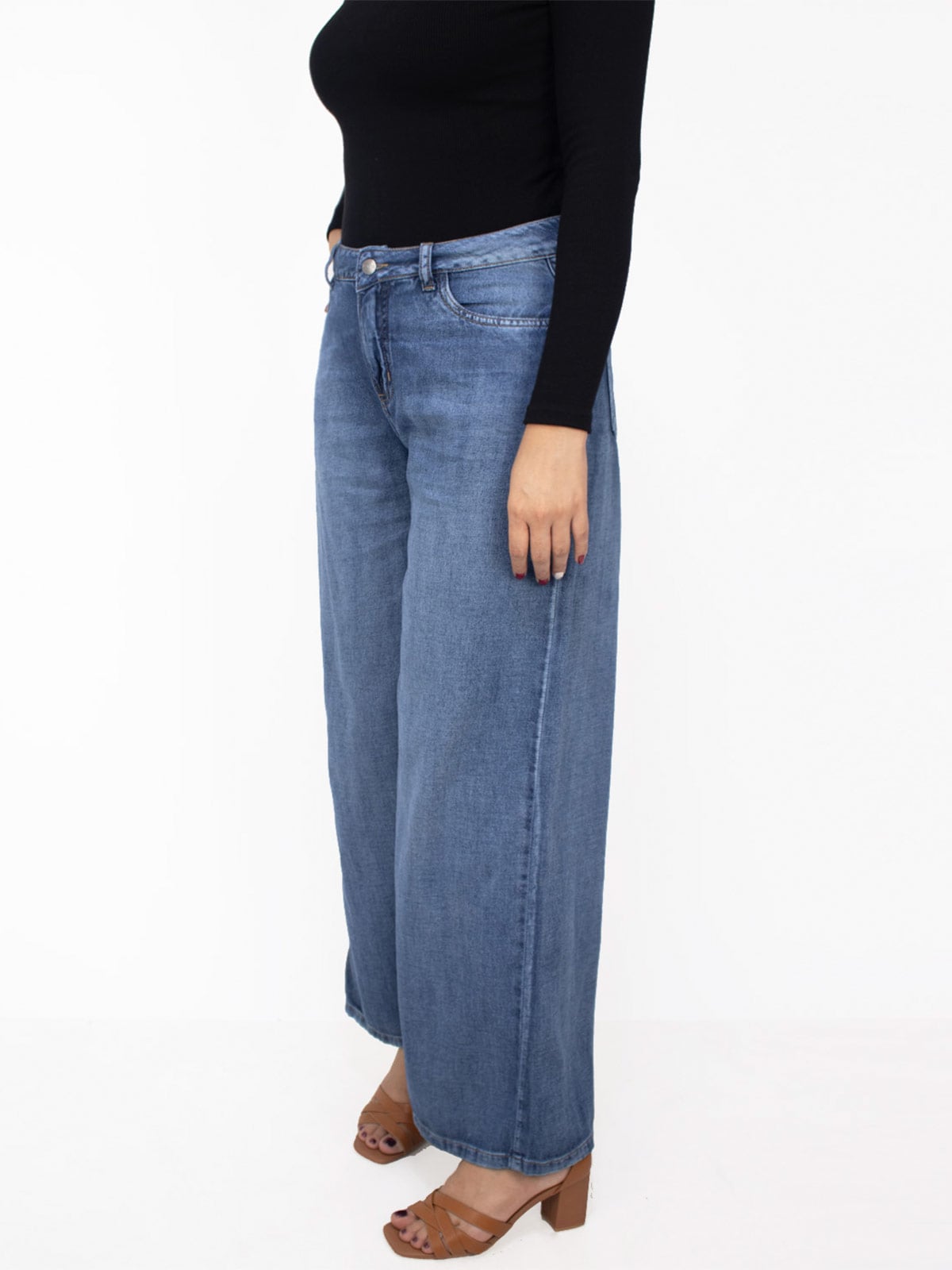 JEANS PALAZZO MUJER KAYRA POBLET PERFECT FIT - 2