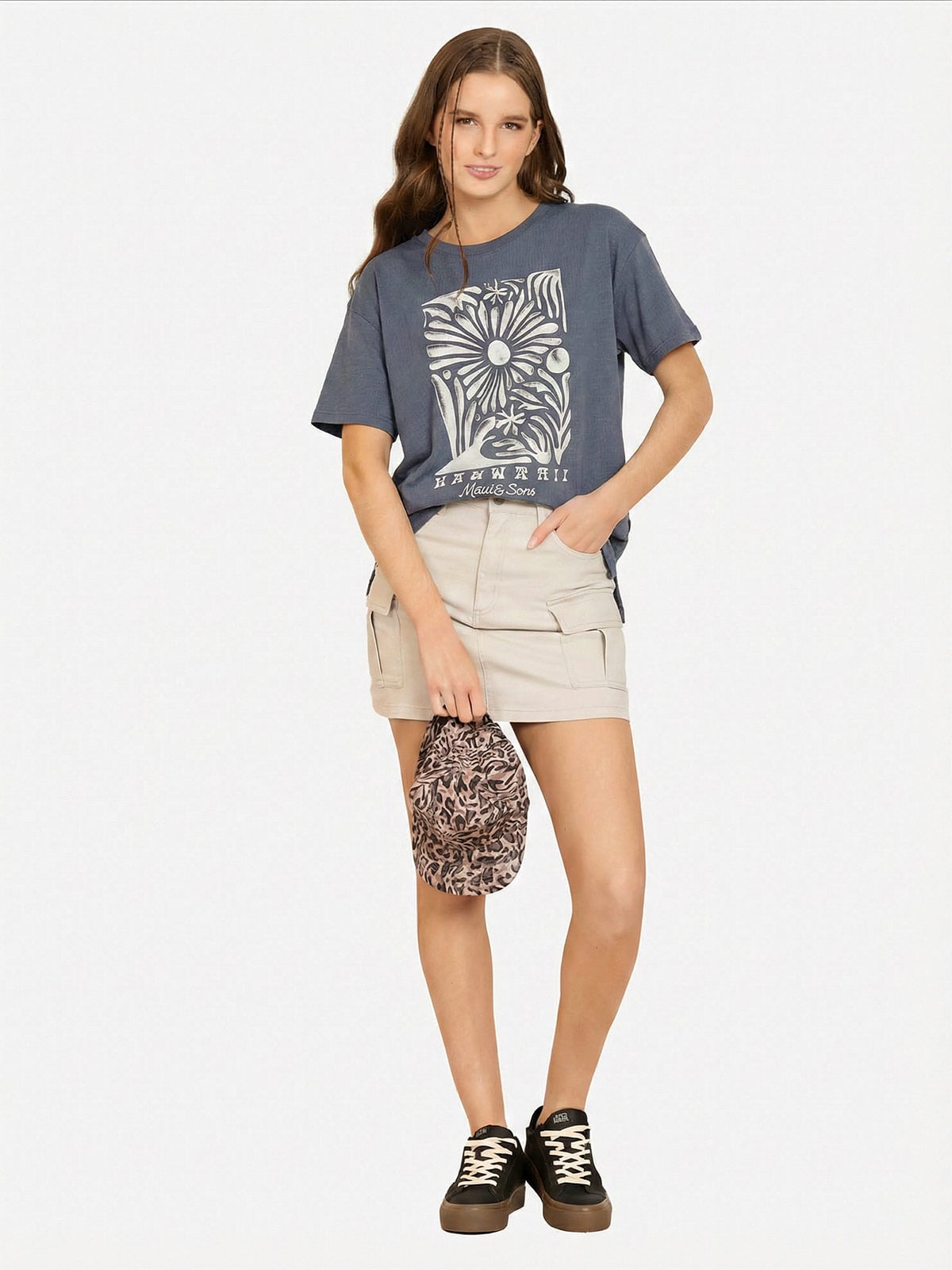 POLO MANGA CORTA MUJER MAUI AND SONS LISO - 1