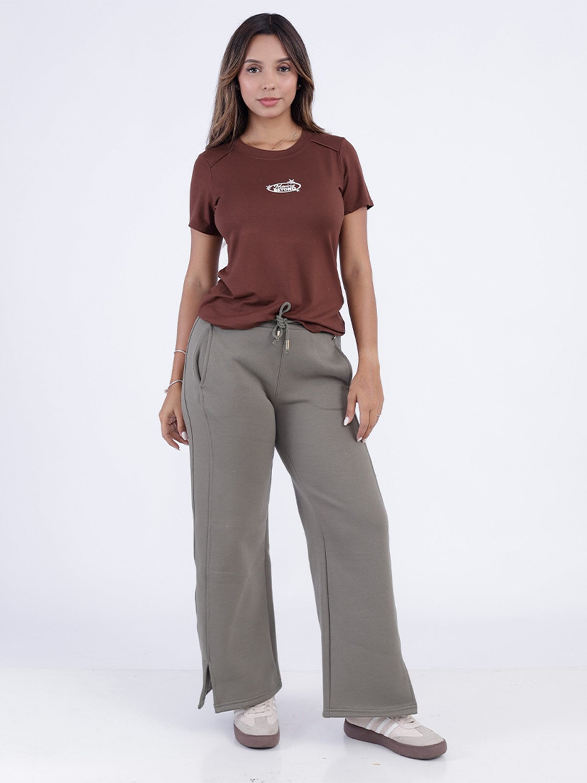 PANTALÓN DE BUZO MUJER SODA BLUES BRANDY - 1