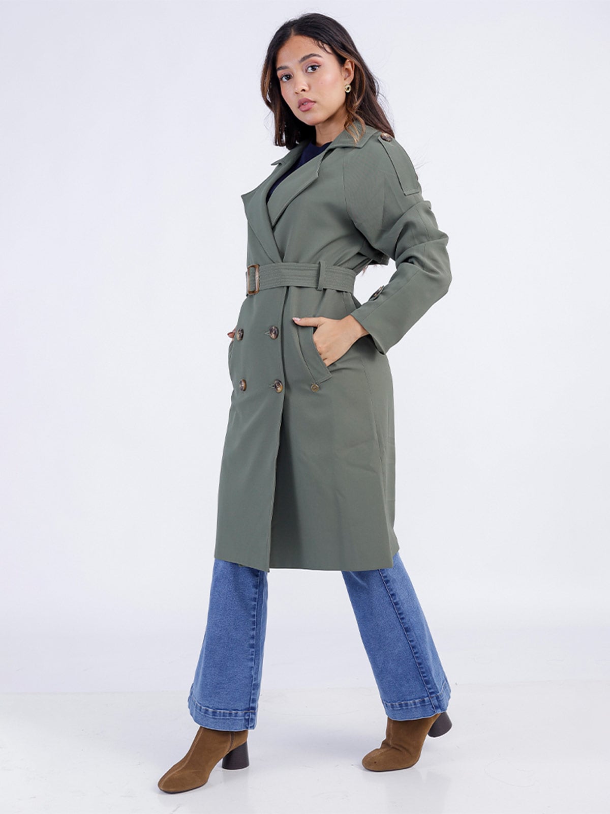 TRENCH LARGO MUJER SODA BLUES BEATRICE - 3