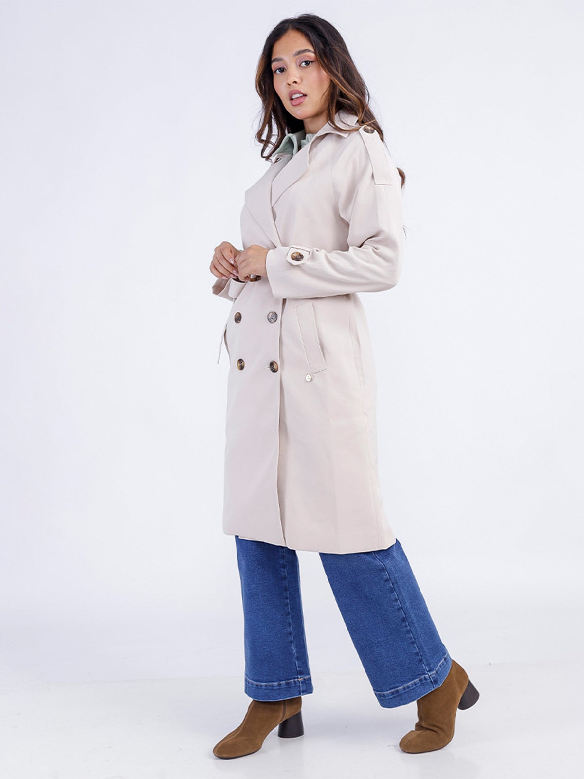 TRENCH LARGO MUJER SODA BLUES BEATRICE - 3