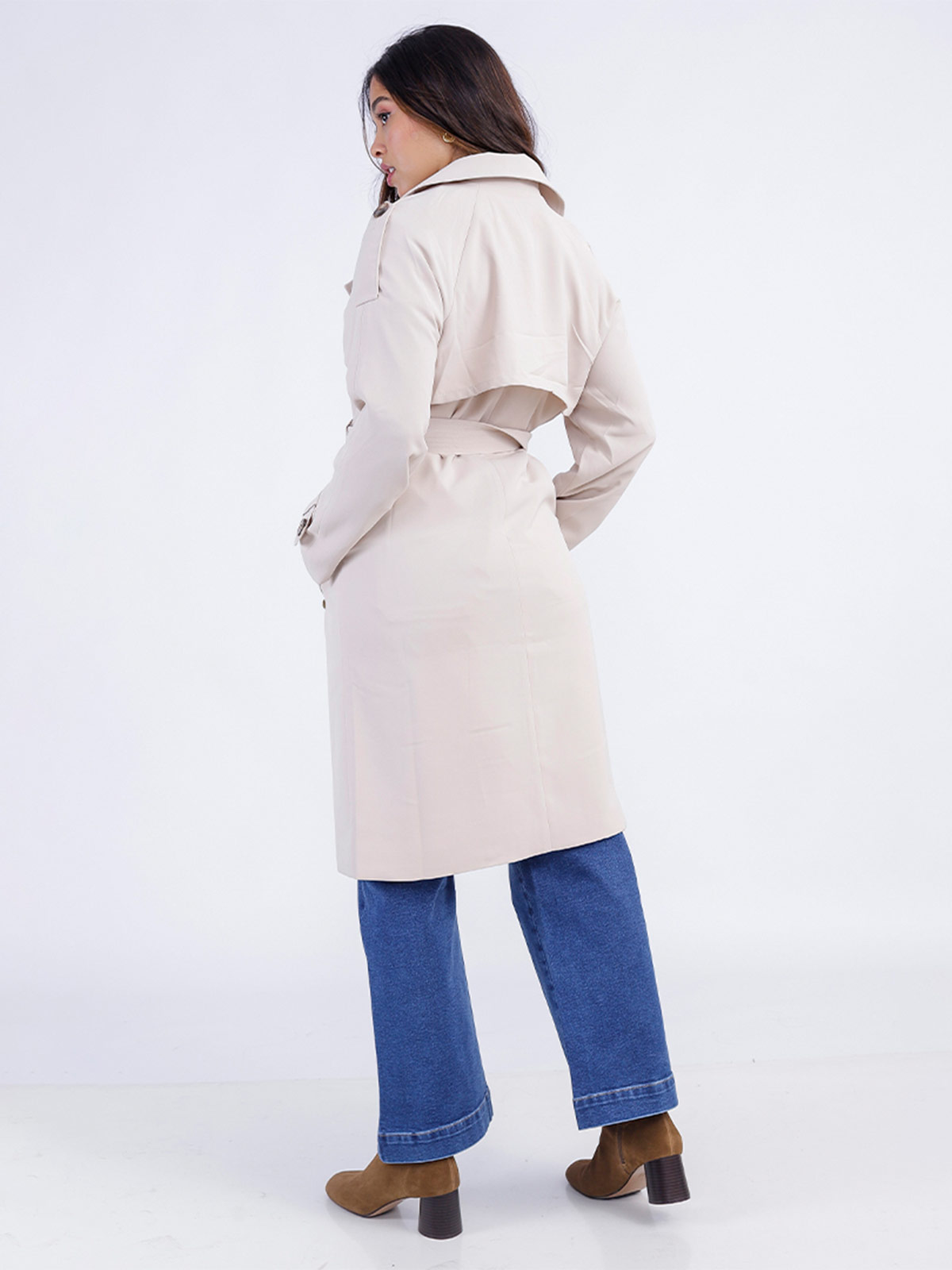 TRENCH LARGO MUJER SODA BLUES BEATRICE - 4