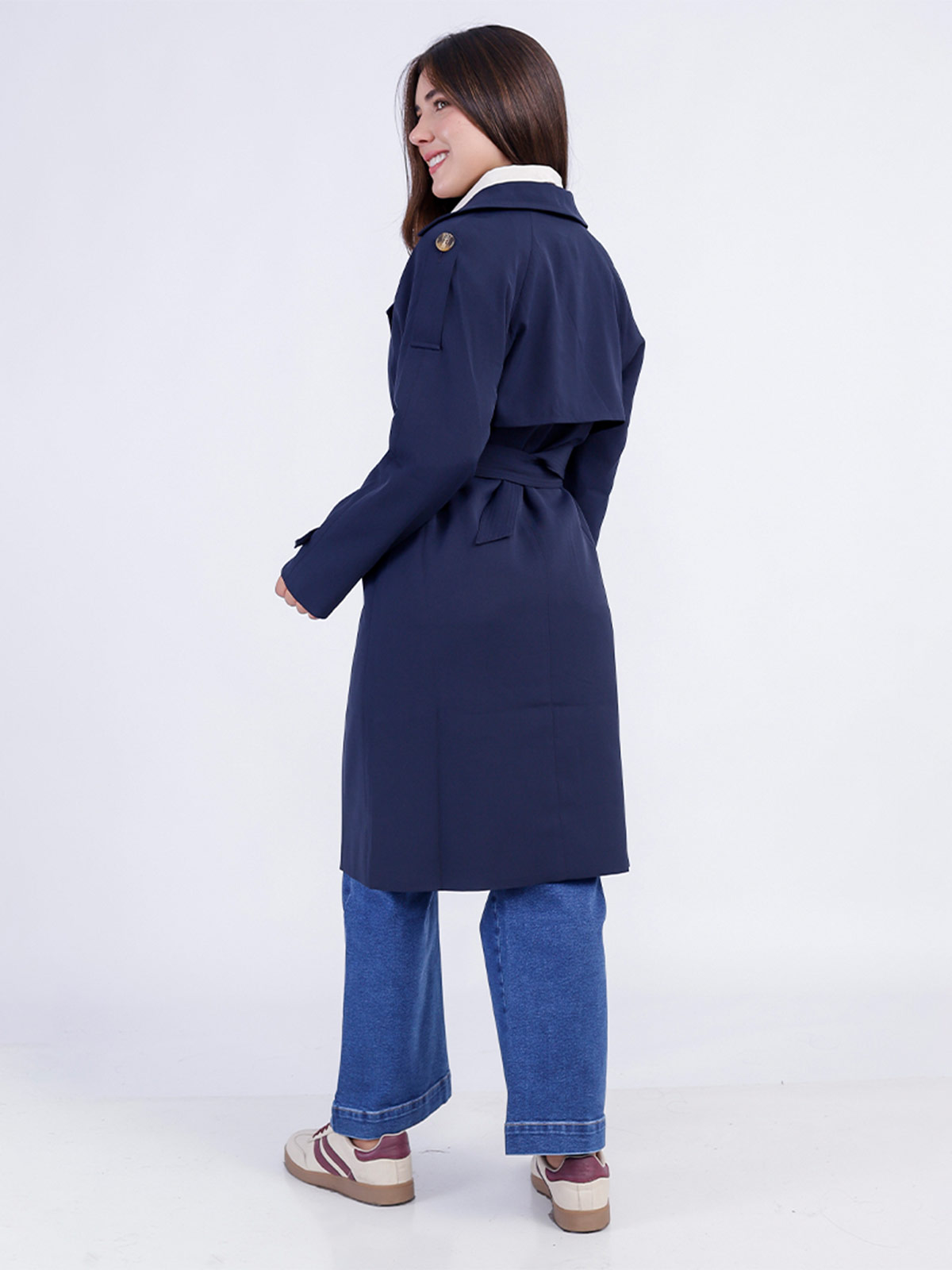 TRENCH LARGO MUJER SODA BLUES BEATRICE - 4
