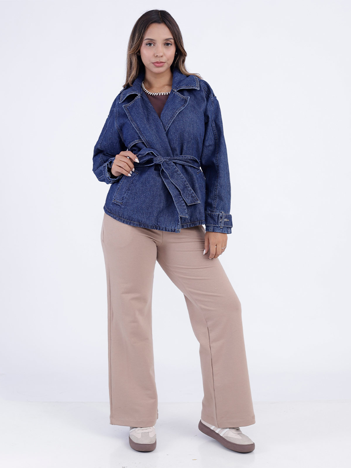 TRENCH CORTO MUJER SODA BLUES DANIA - 1