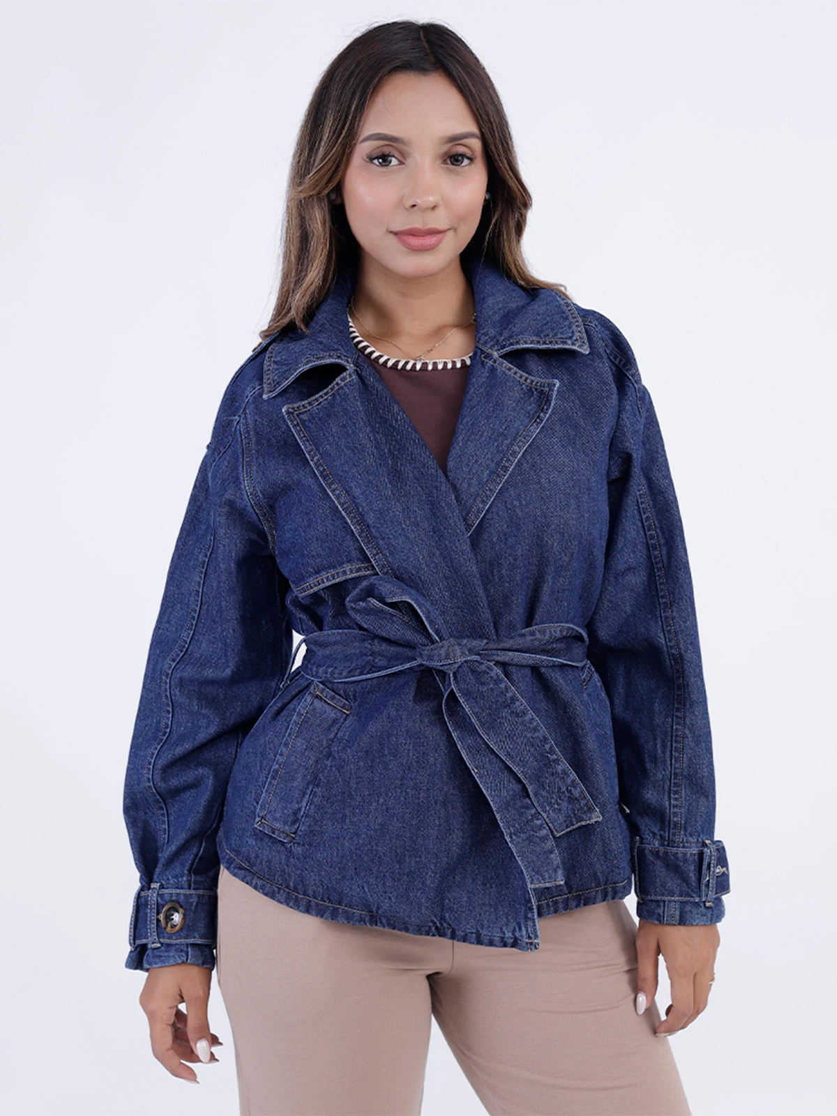TRENCH CORTO MUJER SODA BLUES DANIA - 2