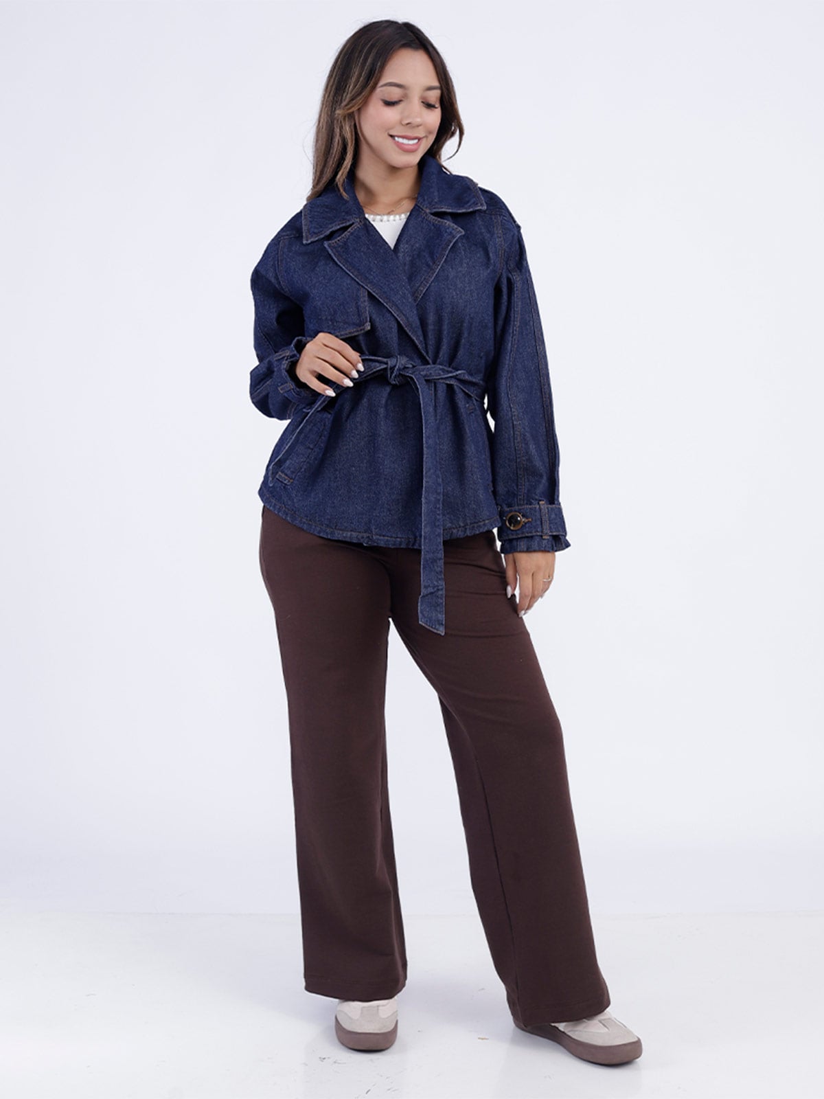 TRENCH CORTO MUJER SODA BLUES DANIA - 1