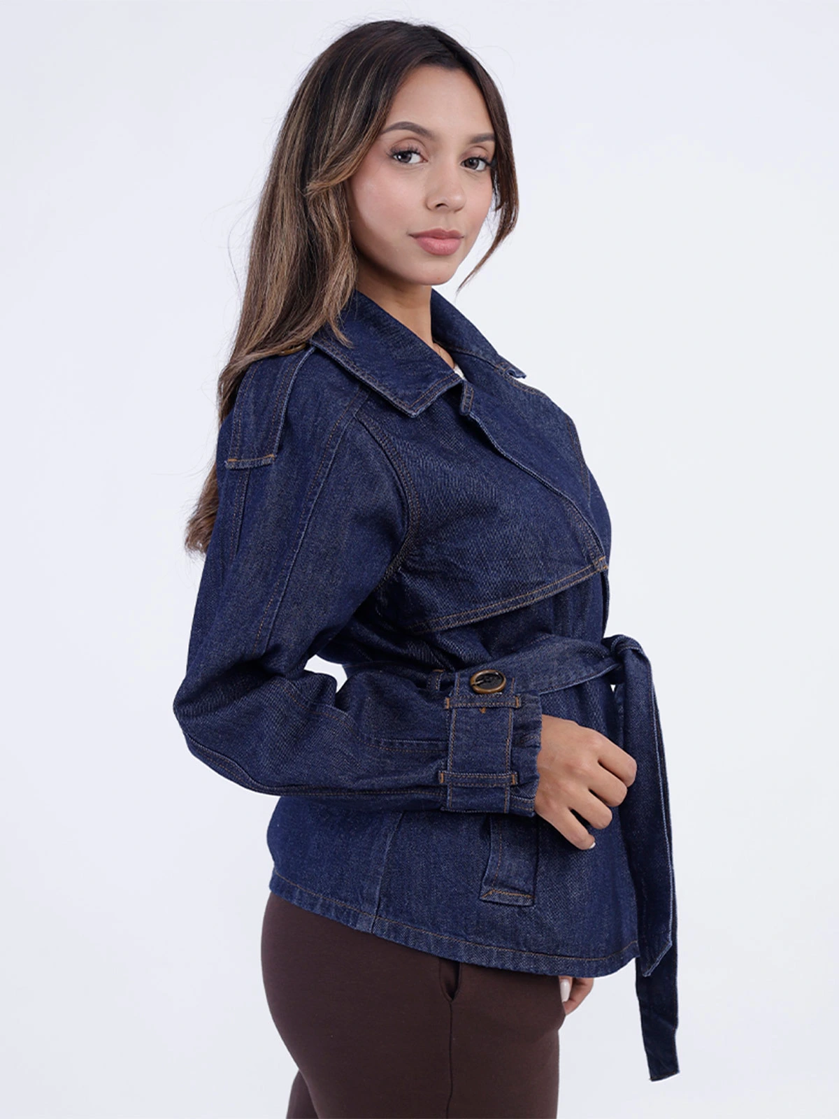 TRENCH CORTO MUJER SODA BLUES DANIA - 3