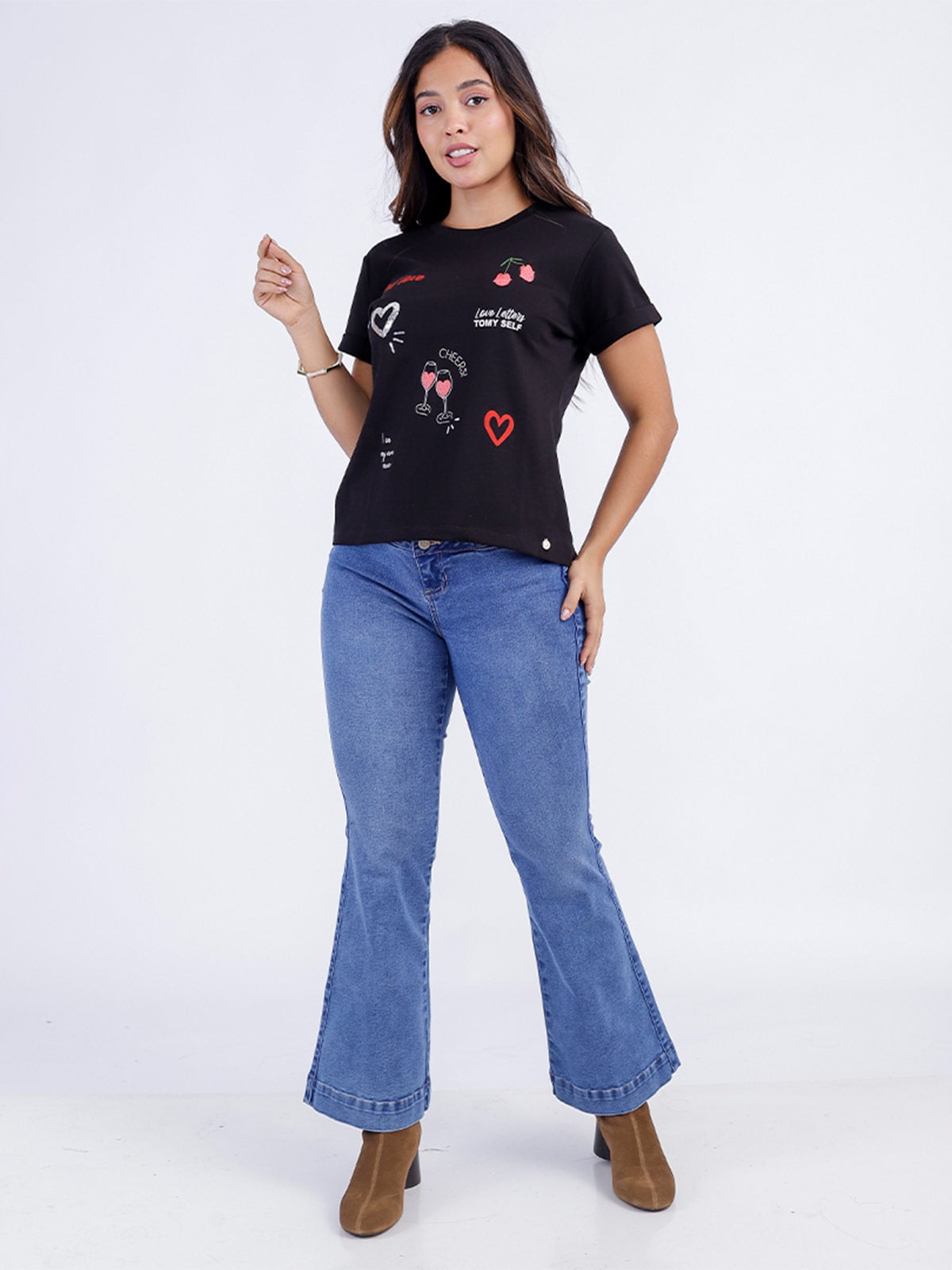 POLO MUJER SODA BLUES CUORE - 1