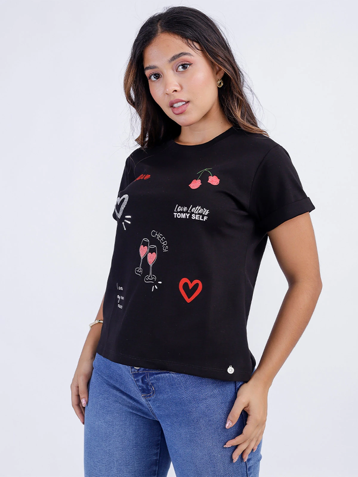 POLO MUJER SODA BLUES CUORE - 3