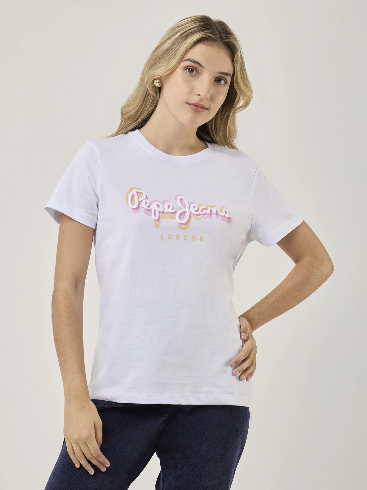 POLO MANGA CORTA ALGODÓN MUJER PEPE JEANS BECKY - 1