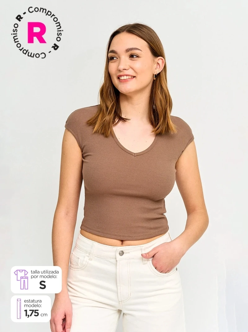 POLO SIN MANGAS ALGODÓN MUJER INDEX - 1