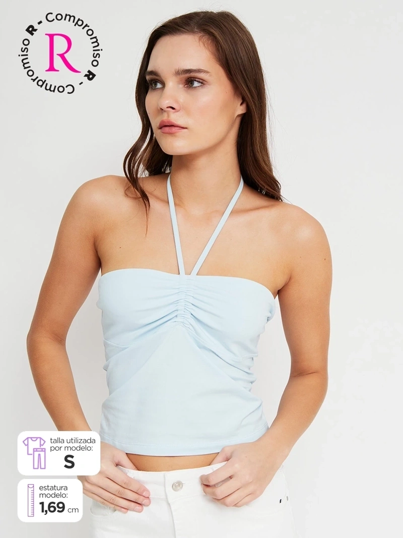 POLO SIN MANGAS ALGODÓN MUJER INDEX - 1