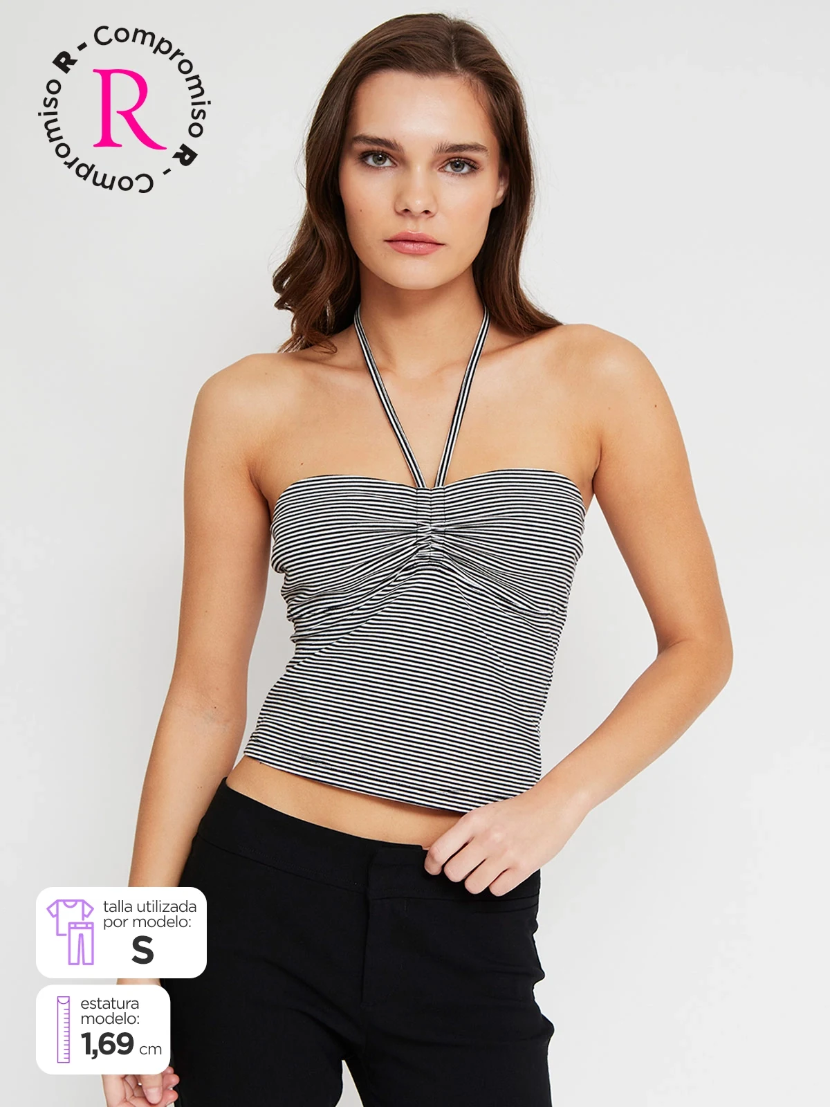 POLO SIN MANGAS ALGODÓN MUJER INDEX - 1