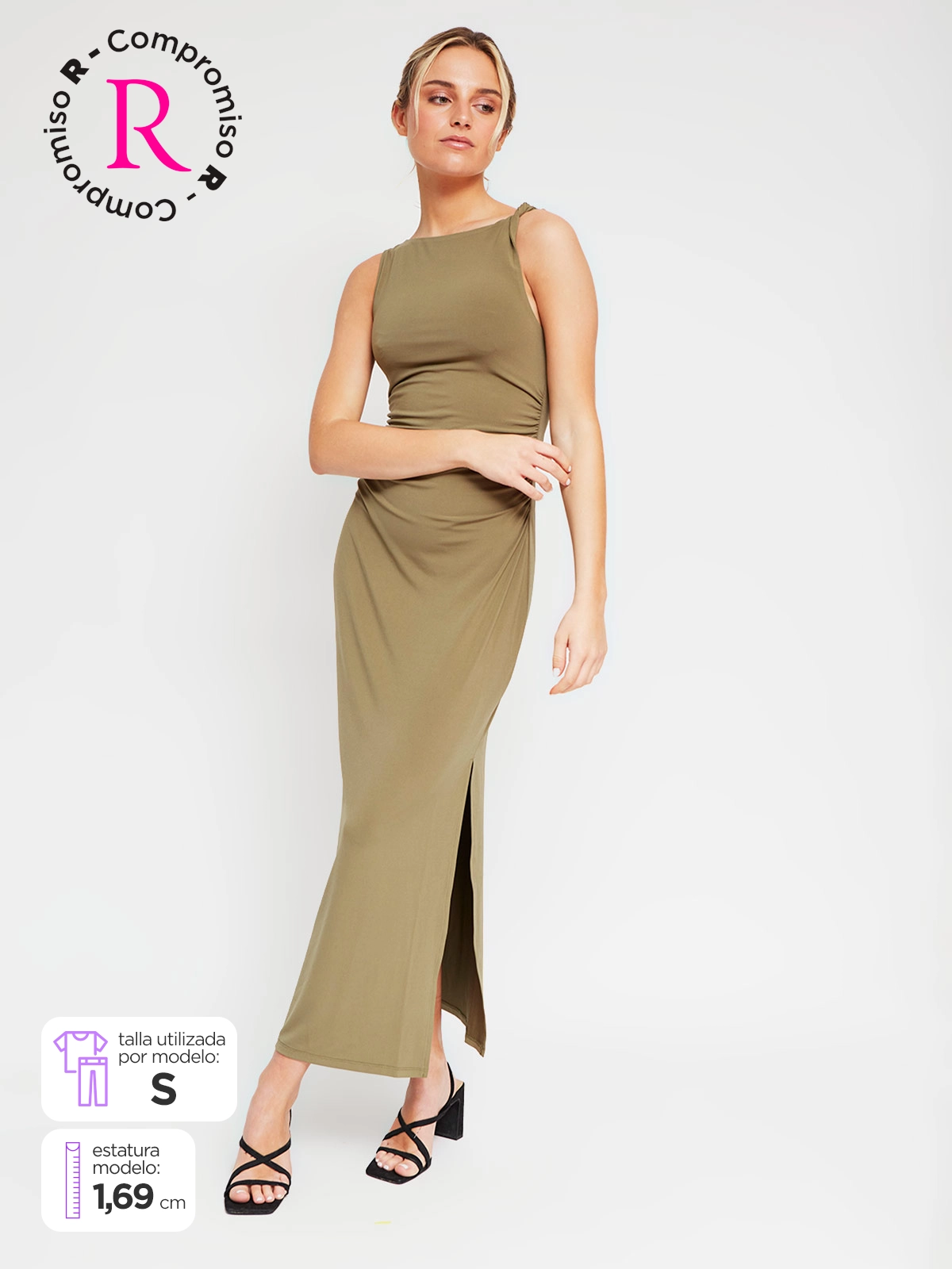VESTIDO LARGO MUJER INDEX - 1