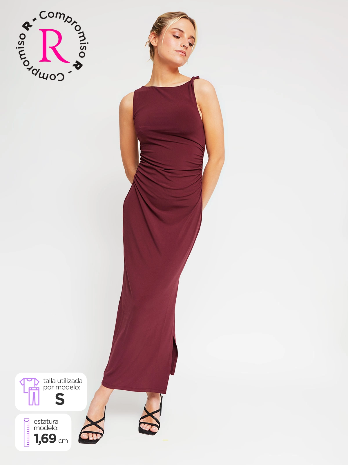 VESTIDO LARGO MUJER INDEX - 1