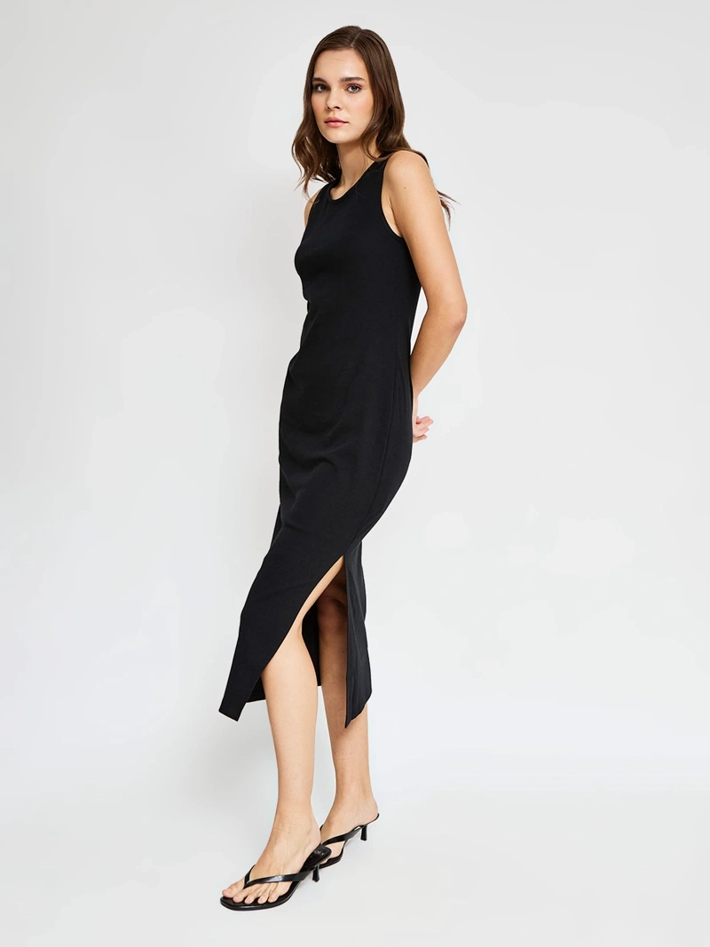 VESTIDO LARGO ALGODÓN MUJER INDEX - 2