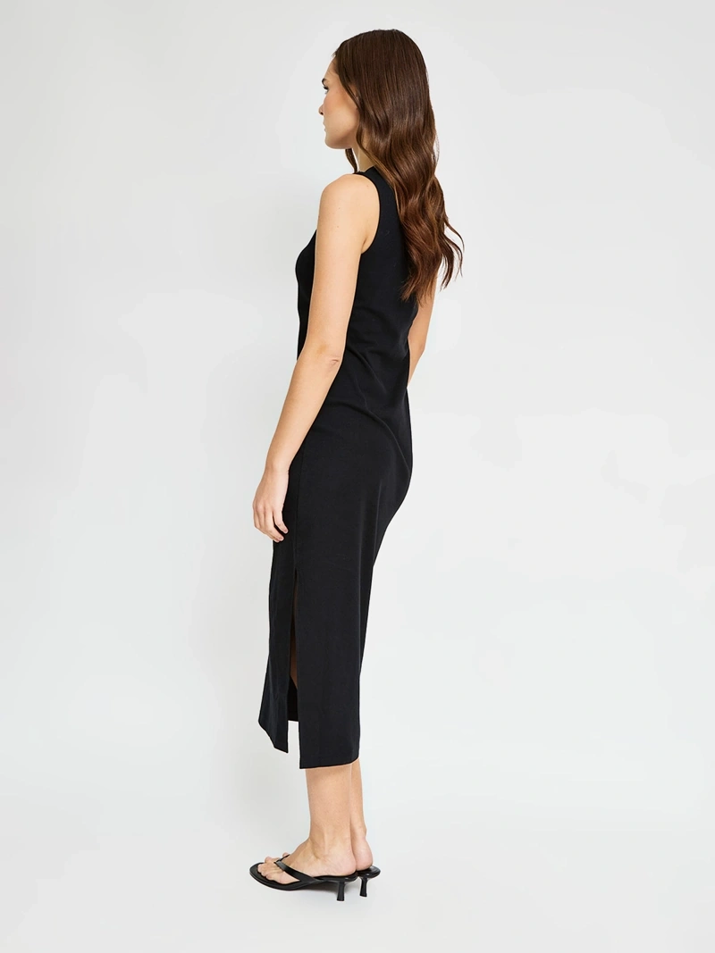 VESTIDO LARGO ALGODÓN MUJER INDEX - 3