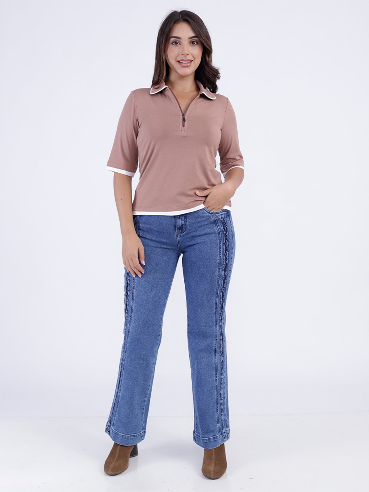 JEANS WIDELEG MUJER SODA BLUES MARIAN - 1