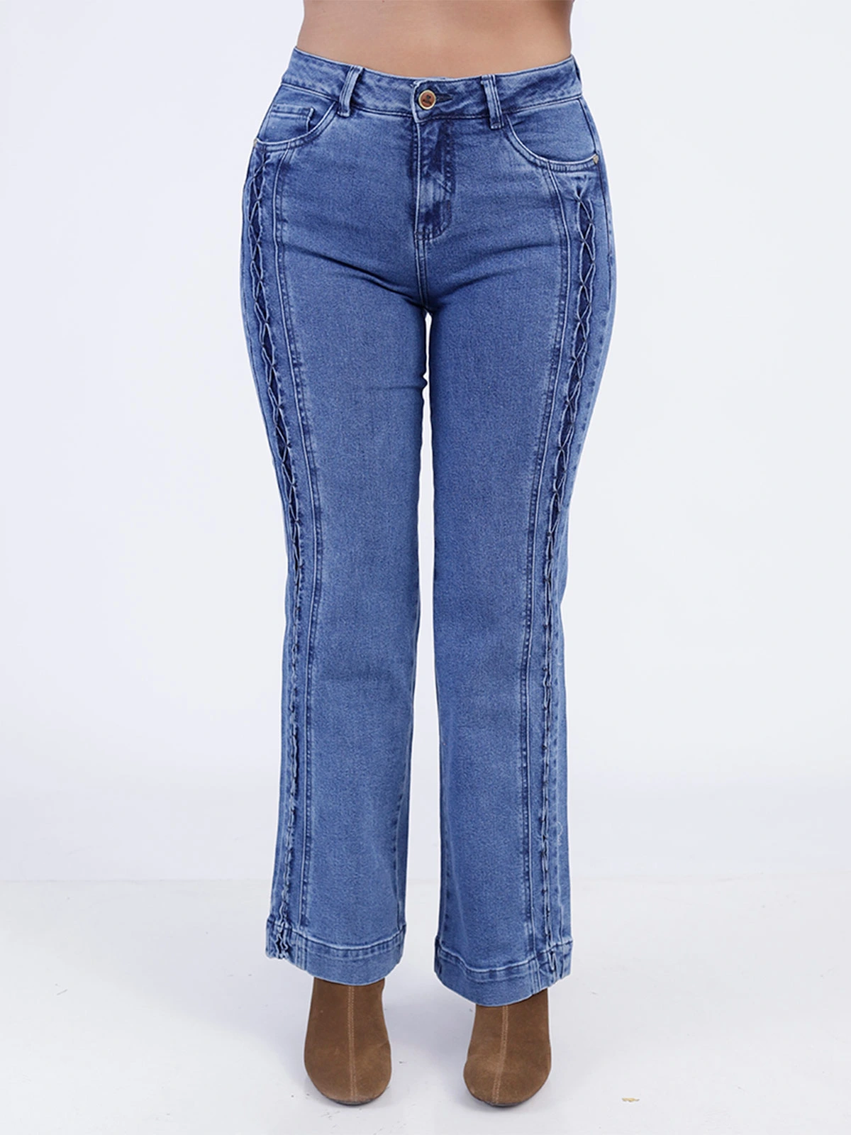 JEANS WIDELEG MUJER SODA BLUES MARIAN - 2