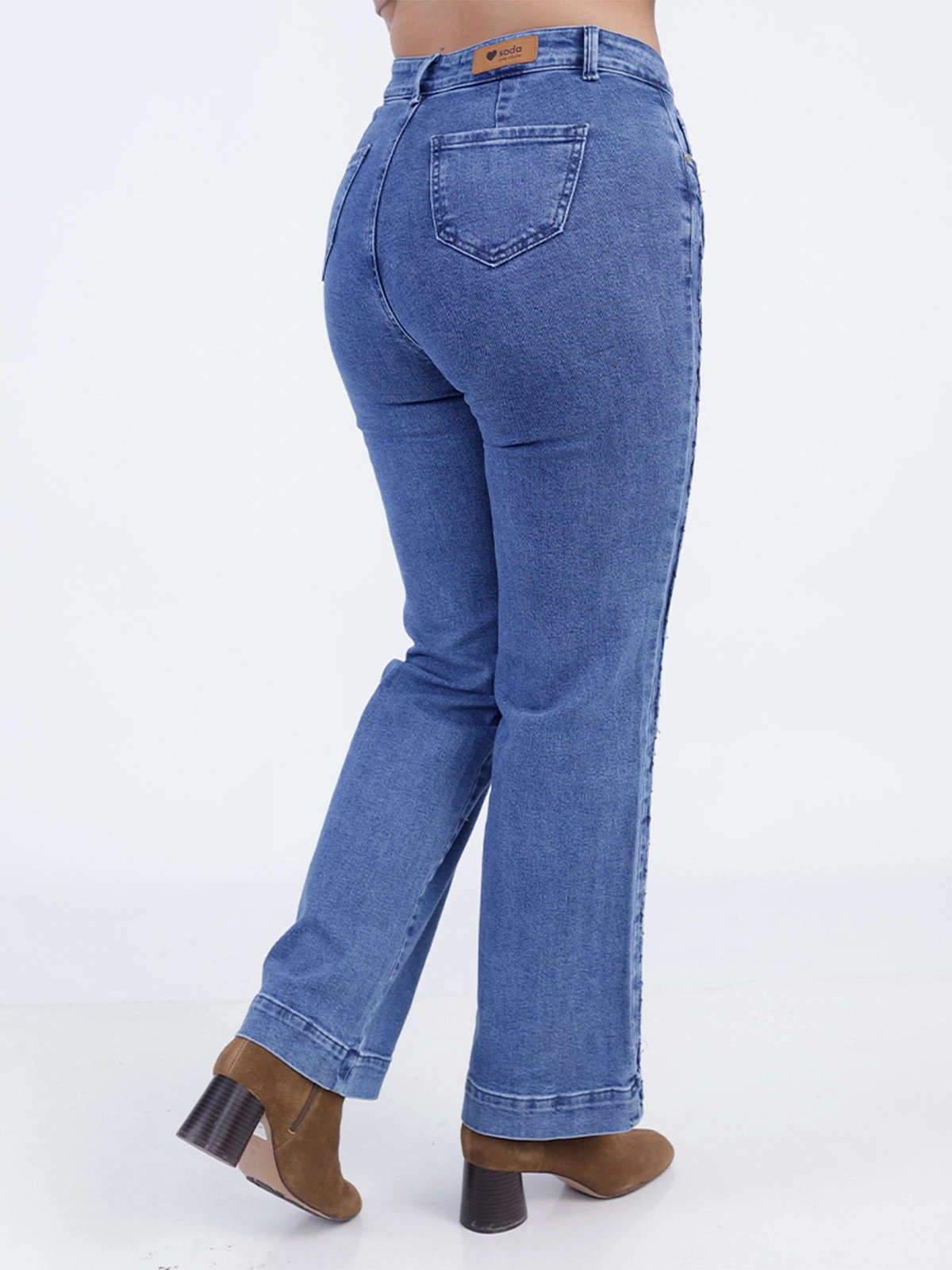 JEANS WIDELEG MUJER SODA BLUES MARIAN - 4