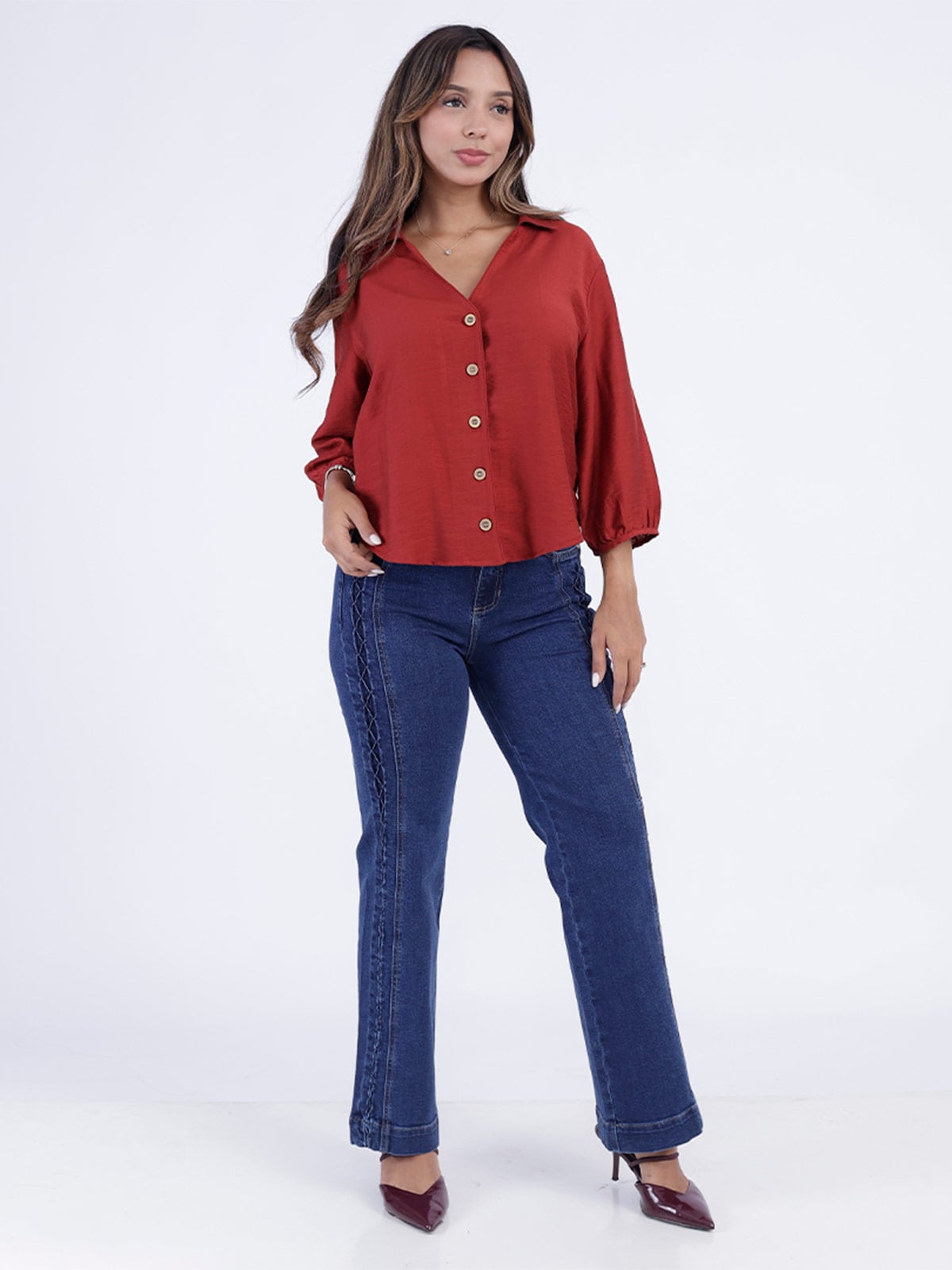 JEANS WIDELEG MUJER SODA BLUES MARIAN - 1