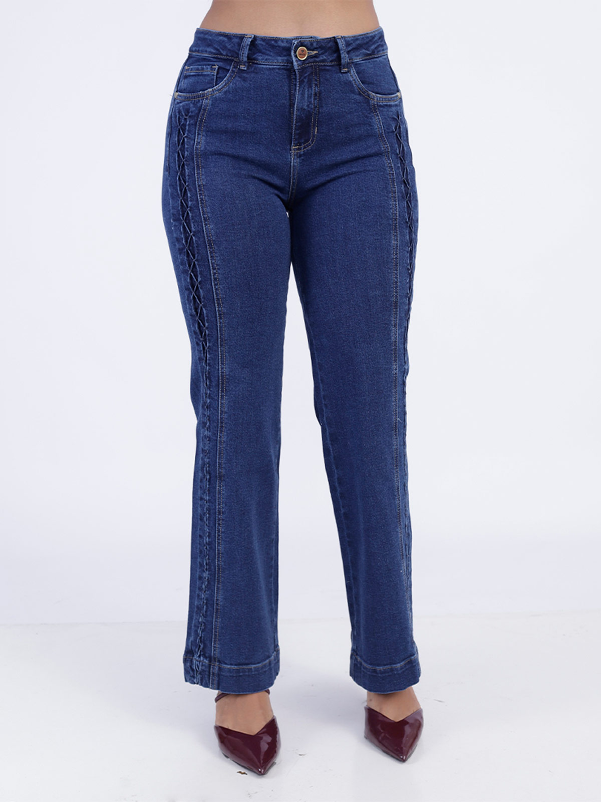 JEANS WIDELEG MUJER SODA BLUES MARIAN - 2