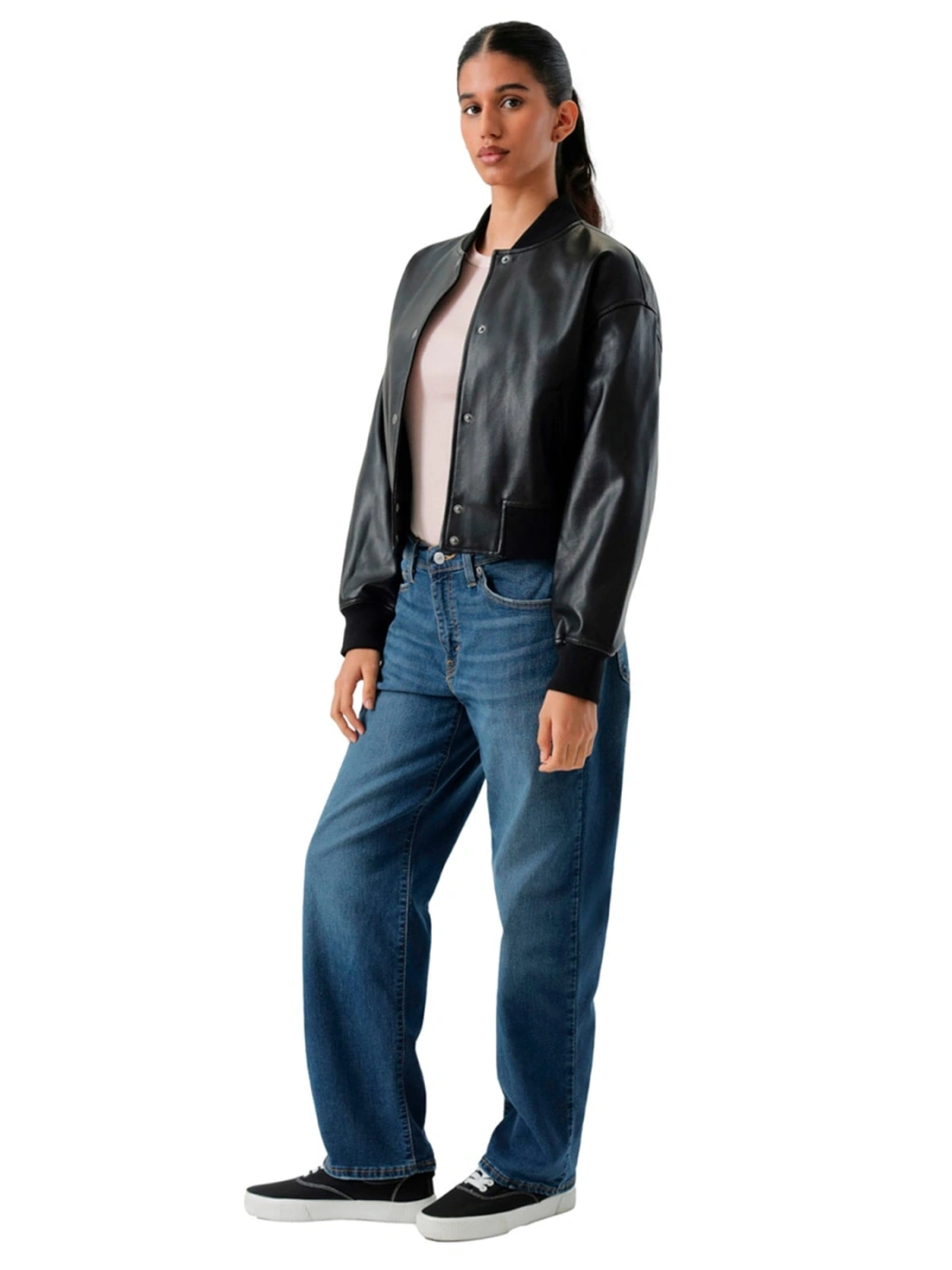 CASACA MUJER LEVI'S CROPPED VARSITY BOMBER - 6