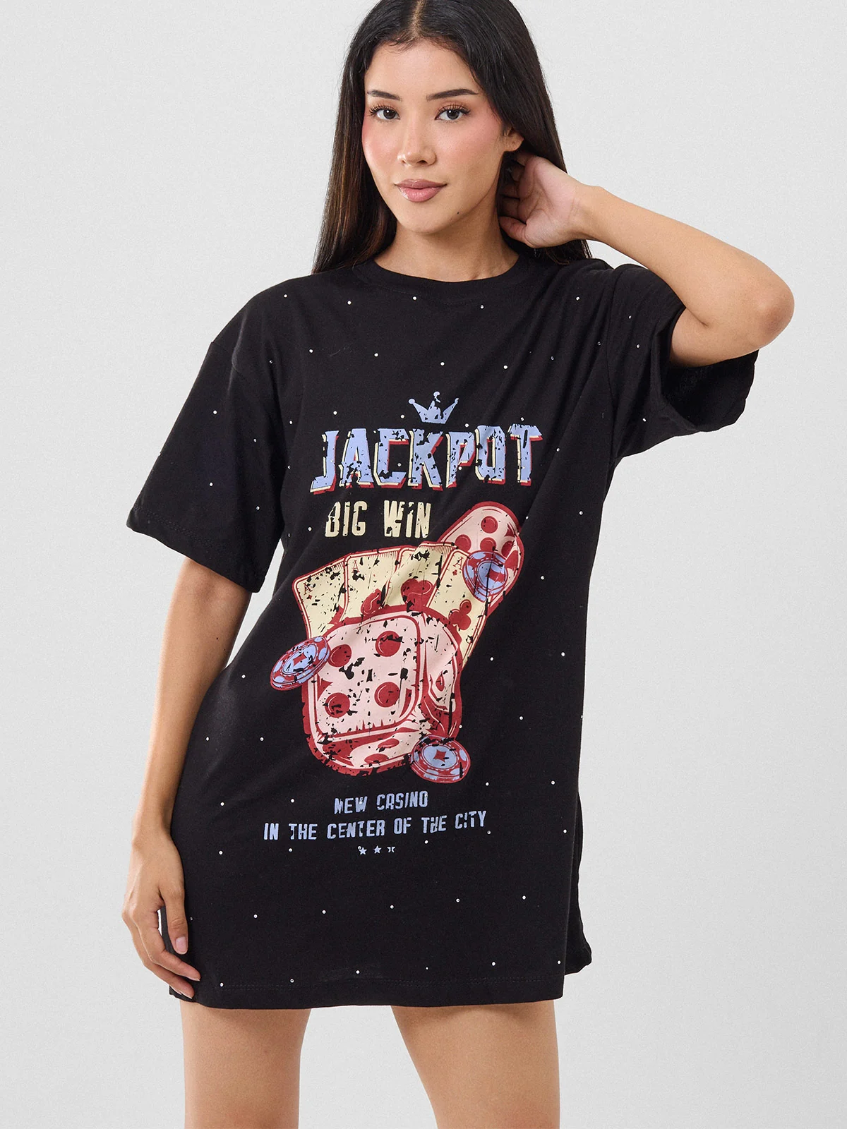 POLO OVERSIZE MUJER ALEJANDRA BAIGORRIA JACK POT JUVENIL - 1