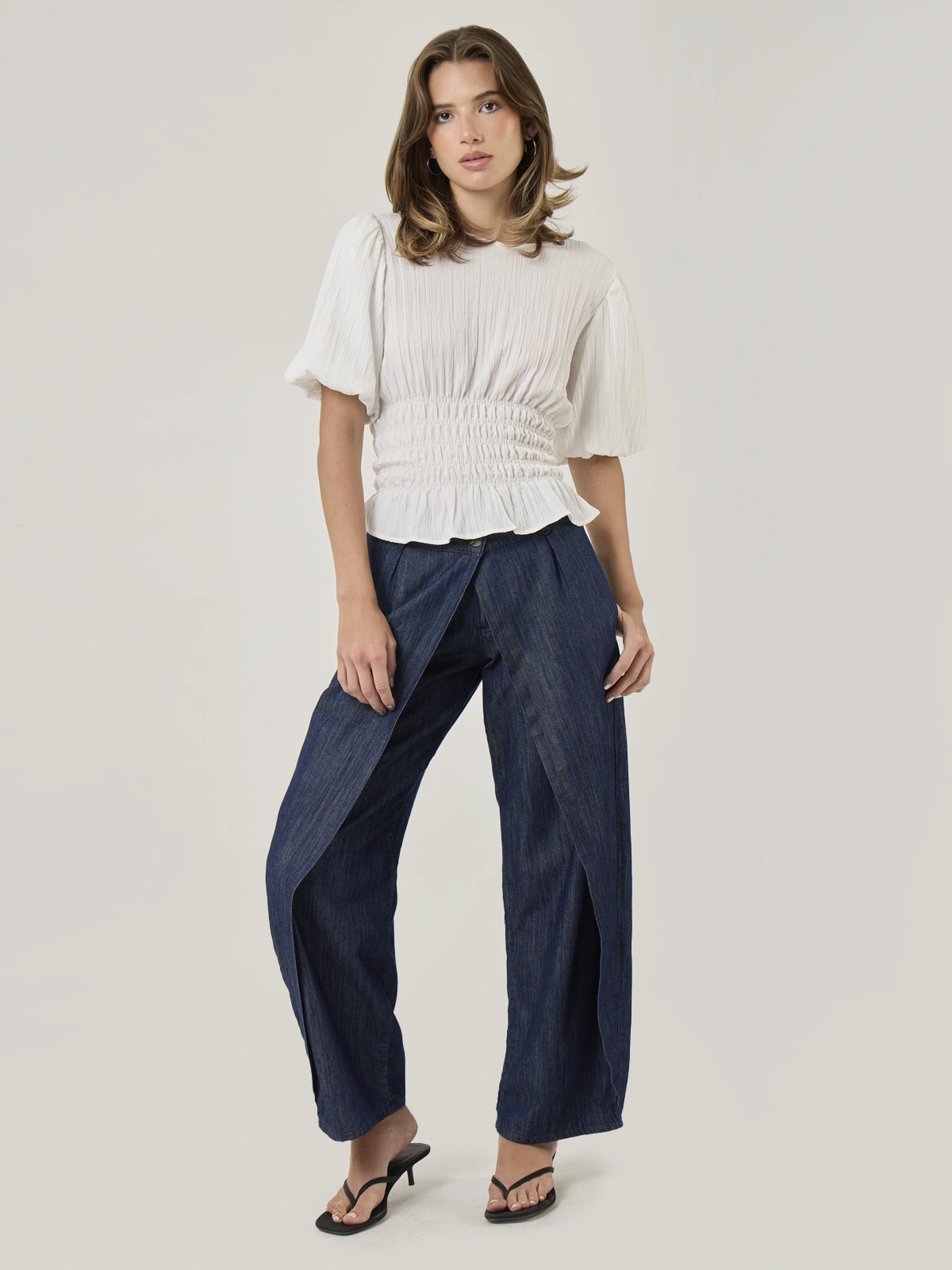 JEANS MUJER INDEX CRUCE - 1