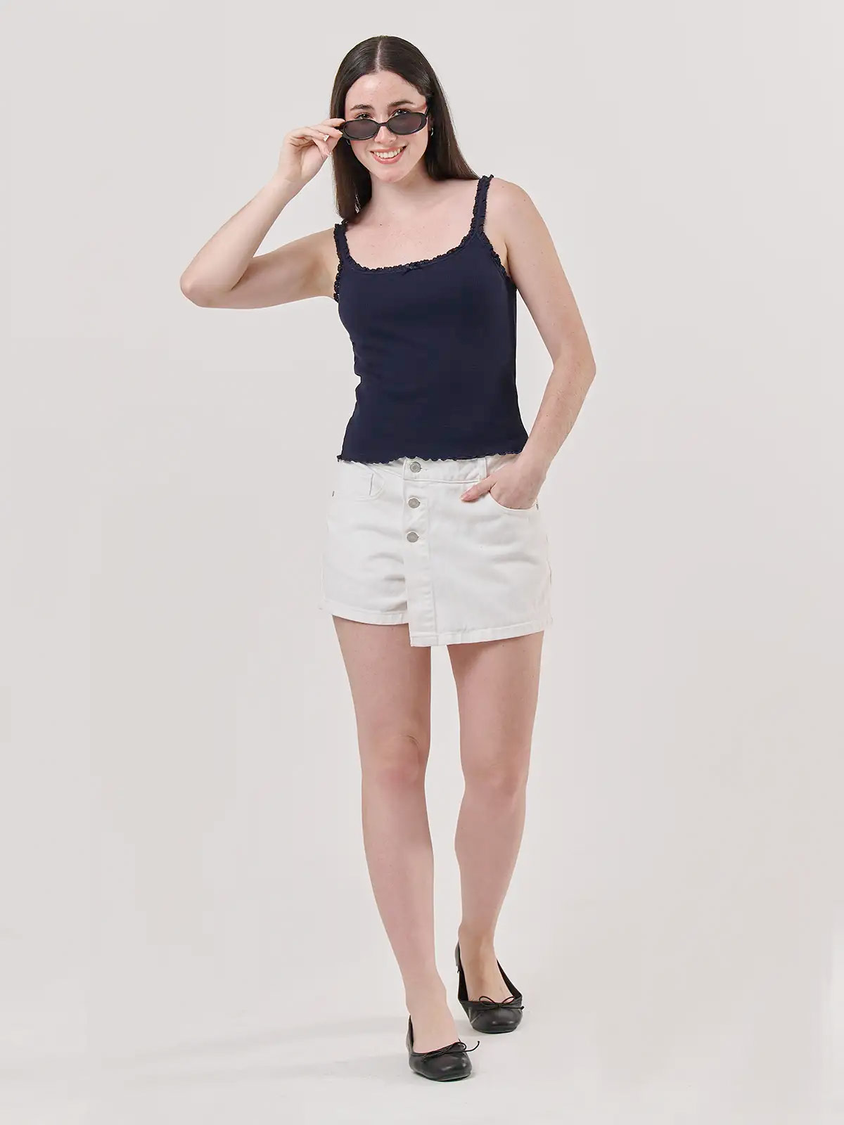 POLO SIN MANGAS ALGODÓN MUJER INDEX - 5