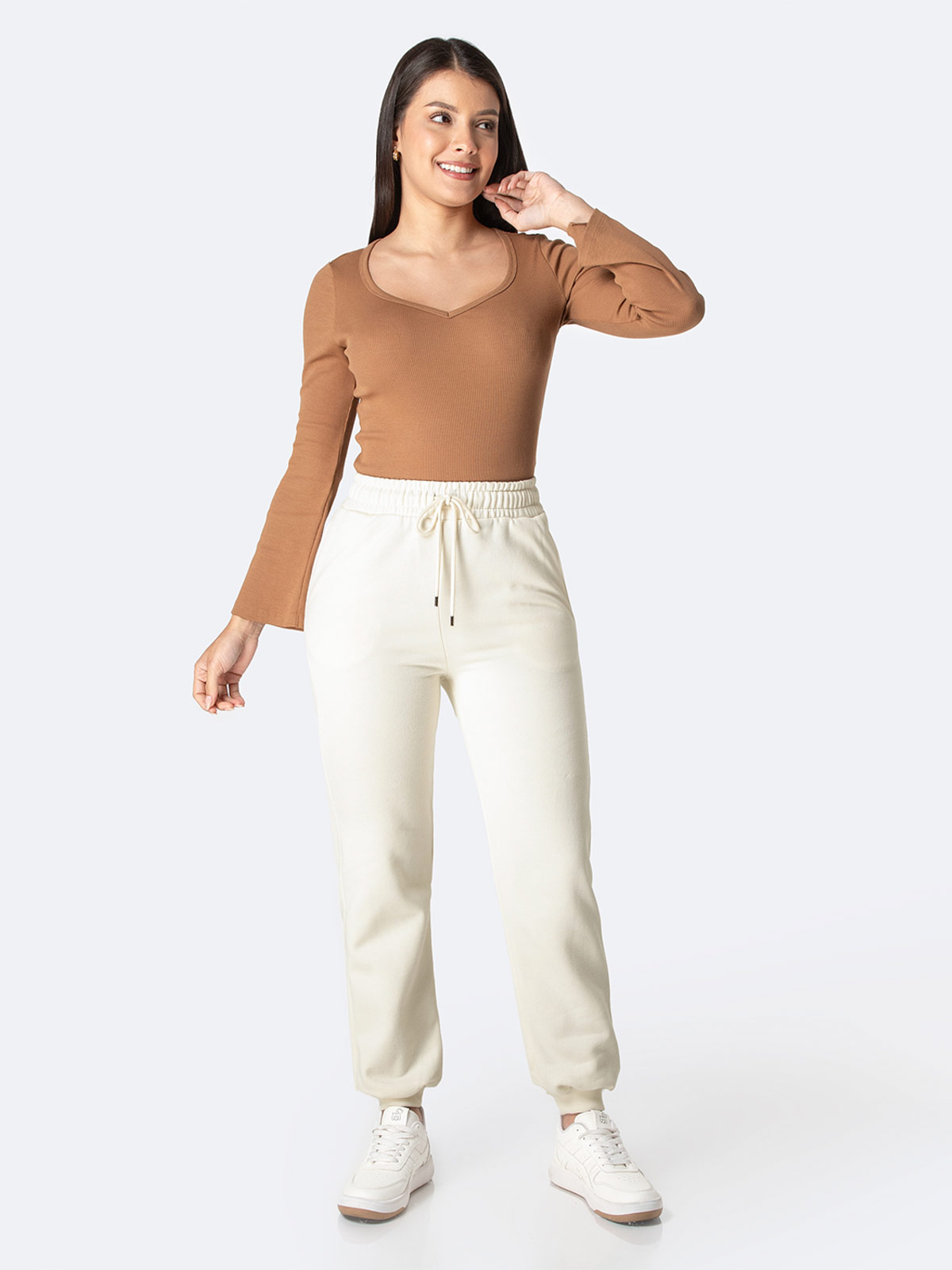 PANTALÓN JOGGER MUJER PIONIER FRANELA DANYELA - 1