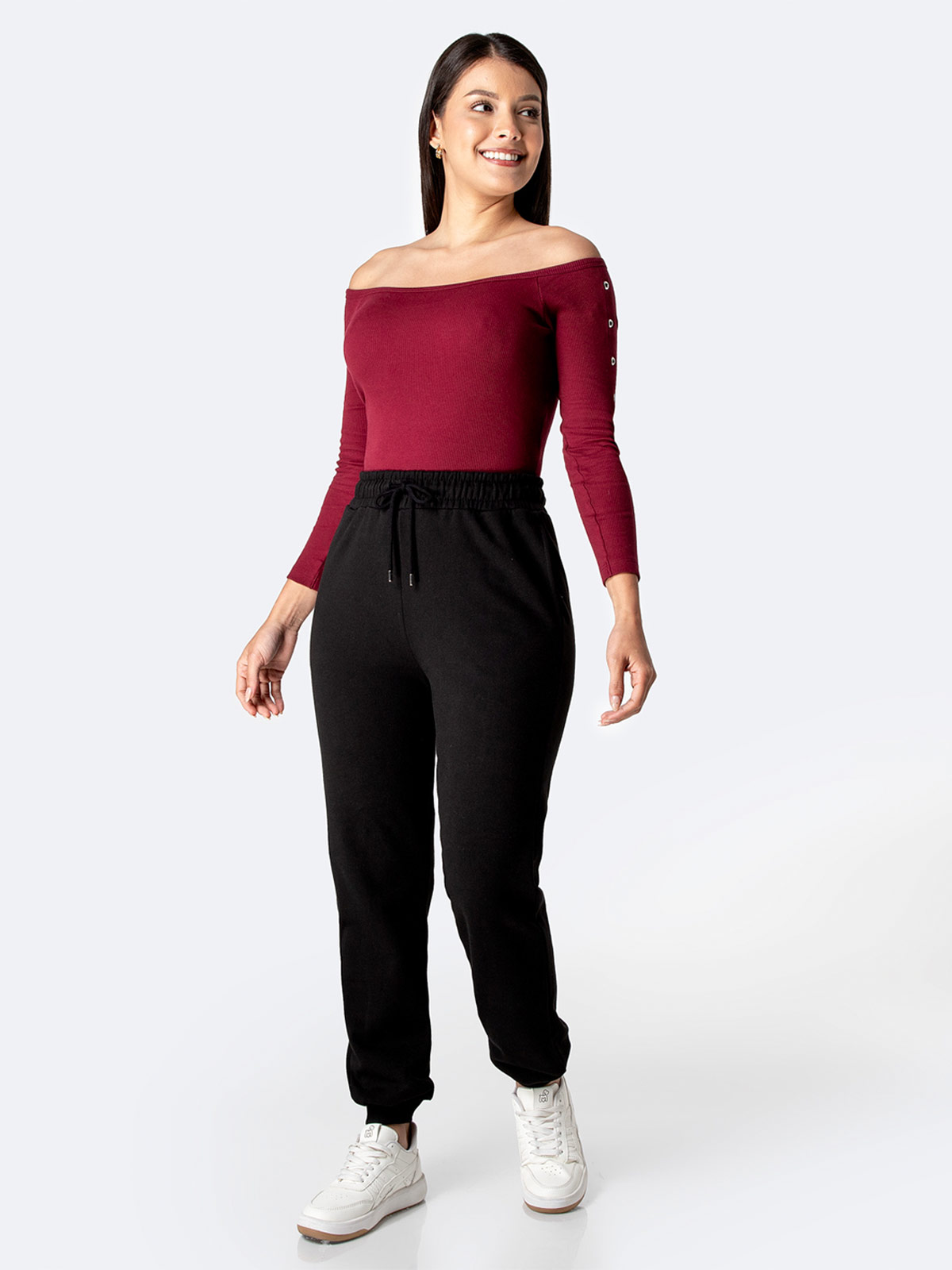 PANTALÓN JOGGER MUJER PIONIER FRANELA DANYELA - 1