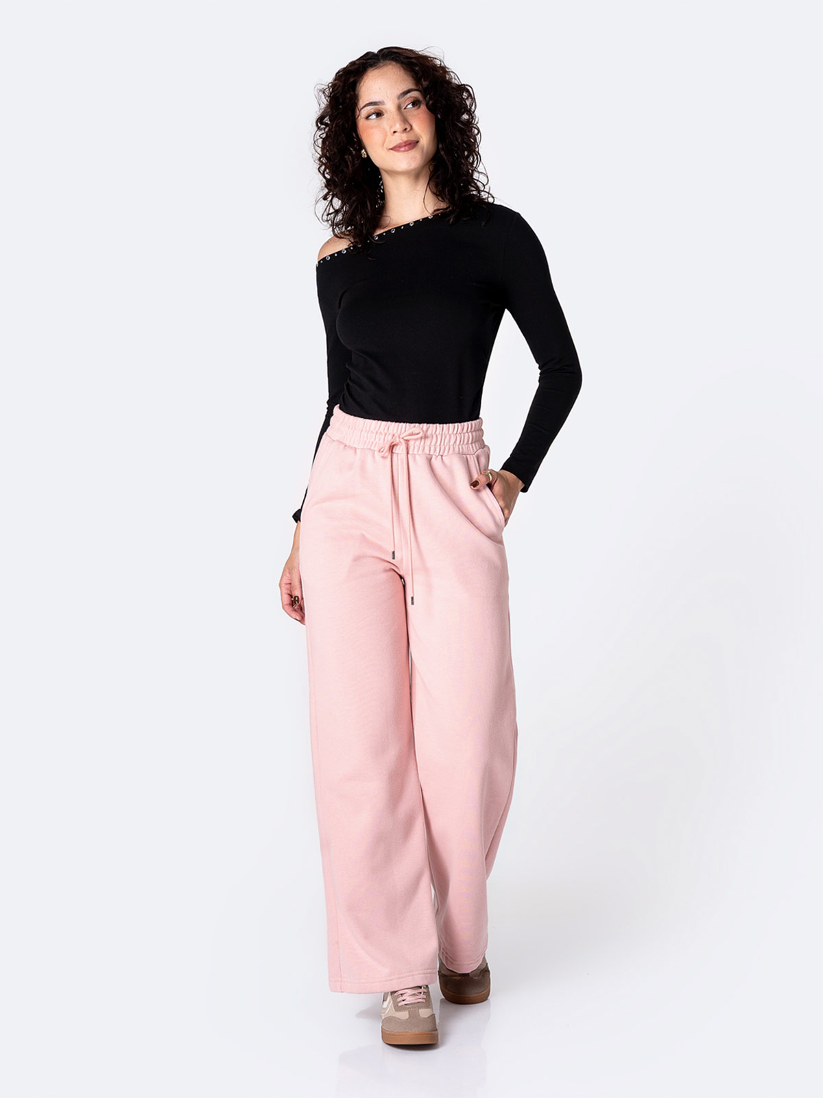 PANTALÓN PALAZZO MUJER PIONIER FRANELA AXLINT - 1