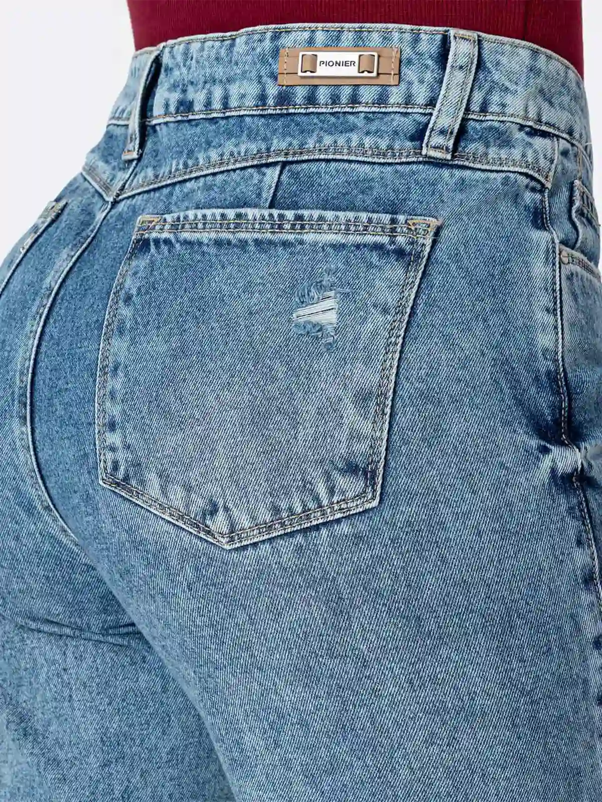 JEANS STRAIGHT MUJER PIONIER DEBRAHT - 5