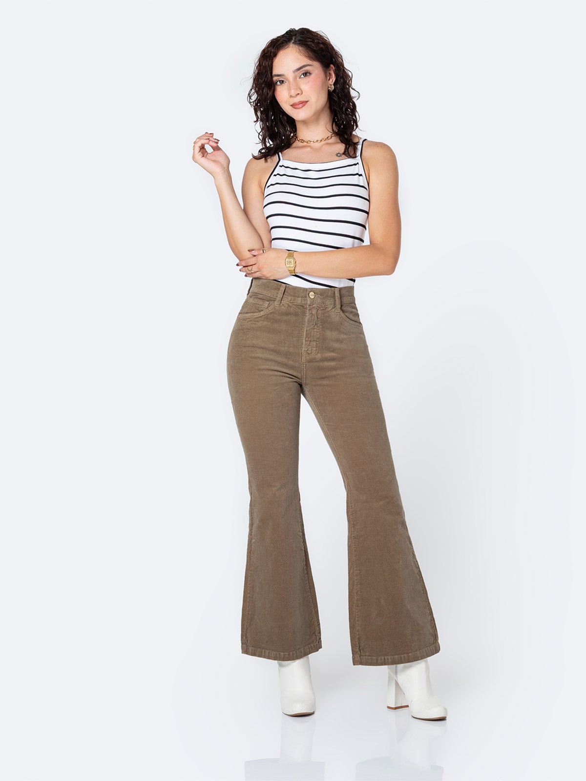 PANTALÓN MUJER PIONIER CORDUROY HALEH - 1