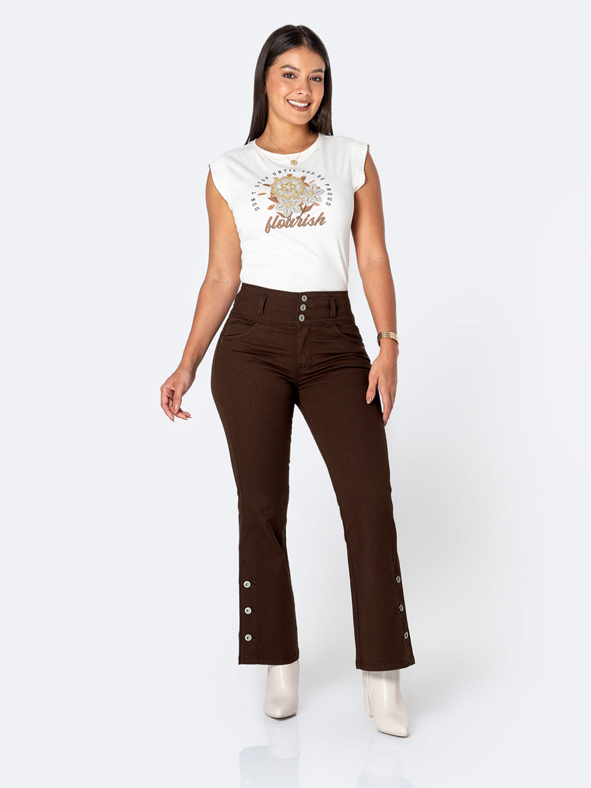 PANTALÓN FLARE MUJER PIONIER SEREYA - 1