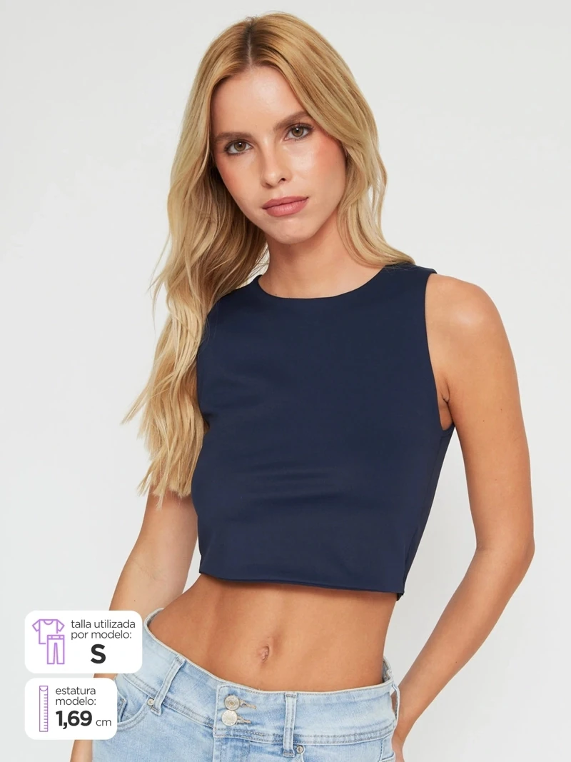 POLO SIN MANGAS MUJER INDEX - 1