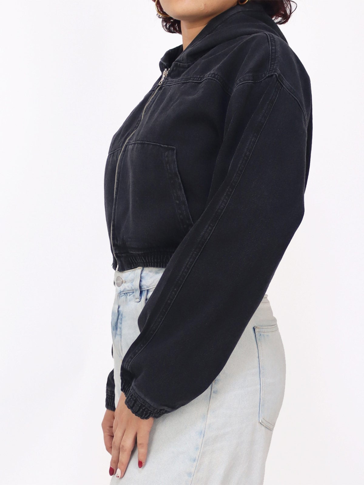 CASACA MUJER KAYRA POBLET PERFECT FIT CAZADORA DENIM ZIPPER - 2