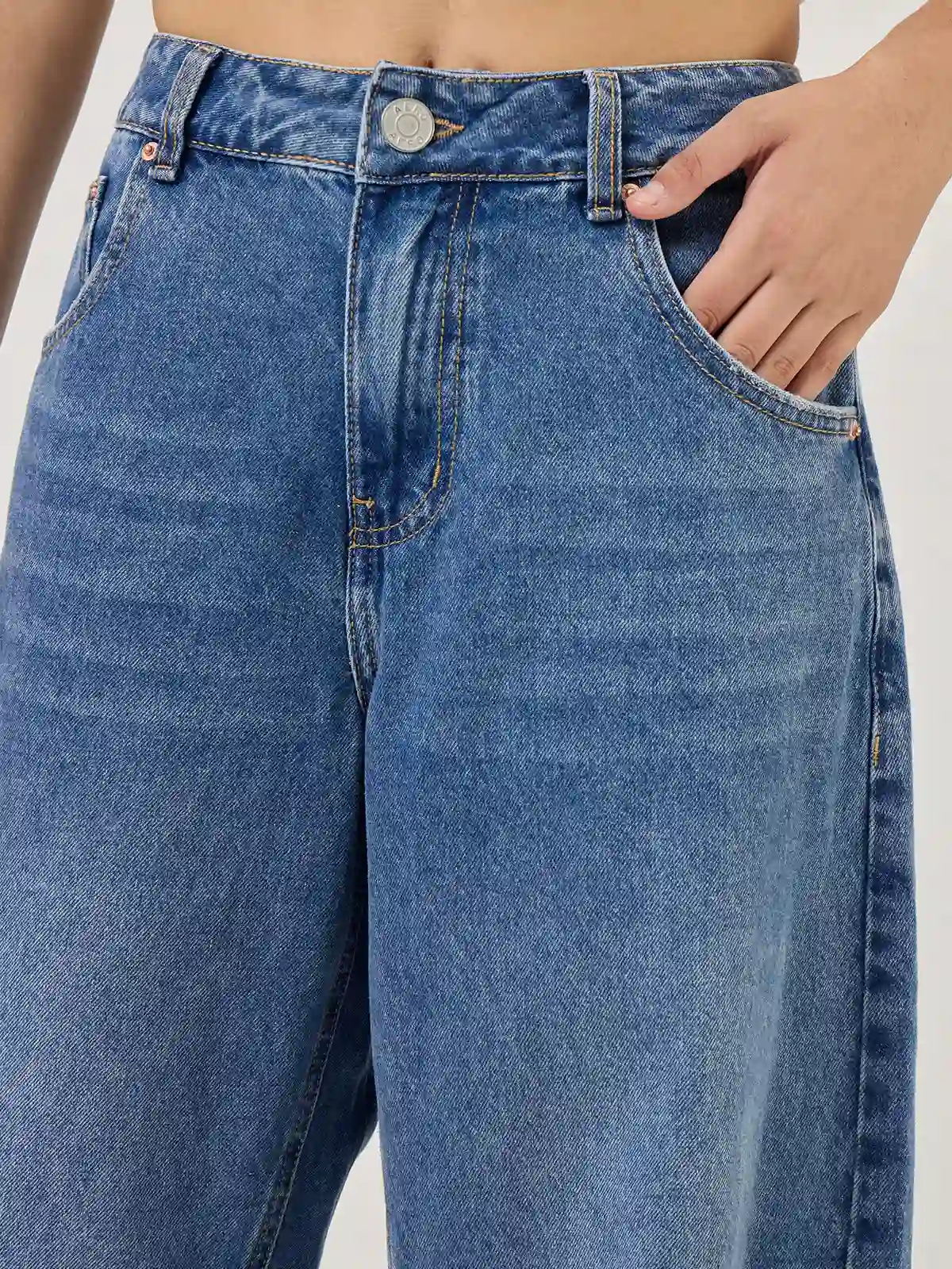 JEANS ALGODÓN BAGGY BARREL MUJER AERO - 4