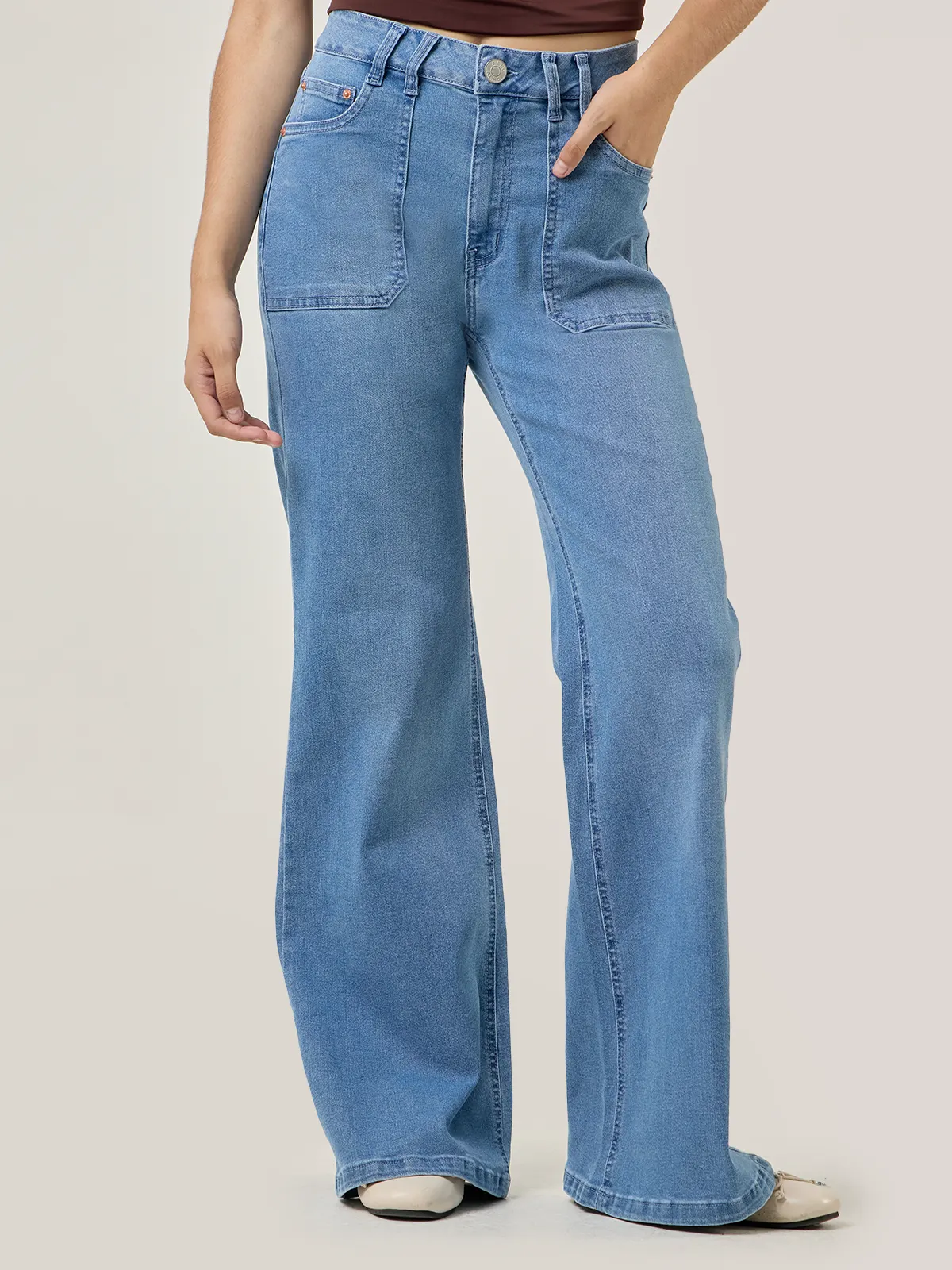JEANS REGULAR MUJER AERO BELTON - 1