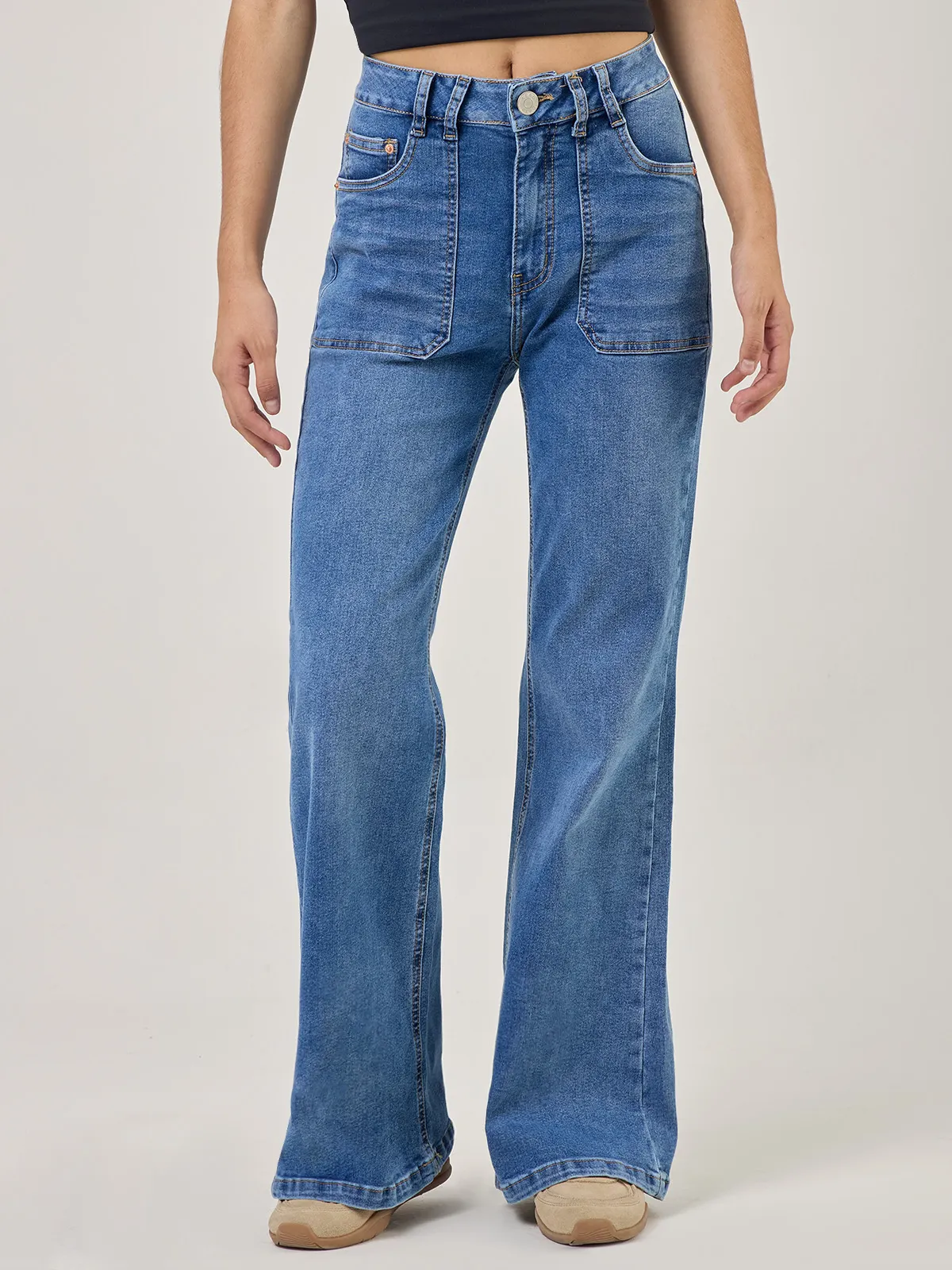 JEANS REGULAR MUJER AERO BELTON - 1
