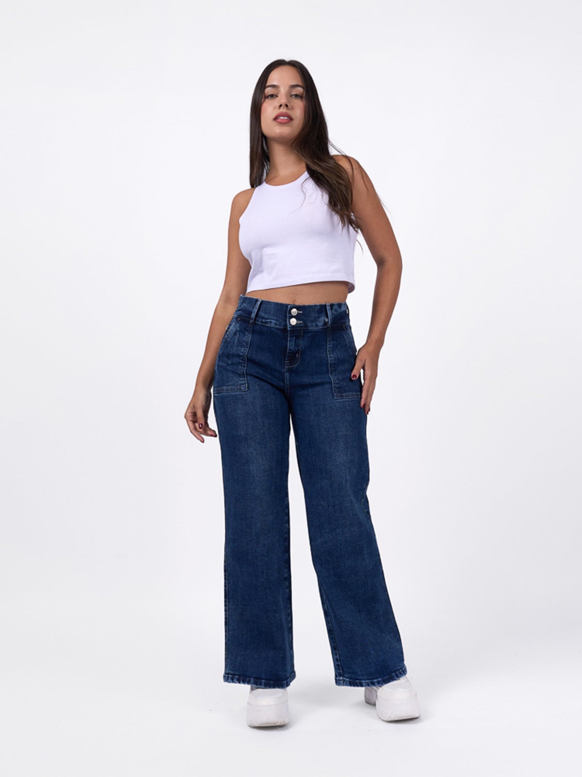 JEANS WIDELEG MUJER BRONCO BLAME - 1