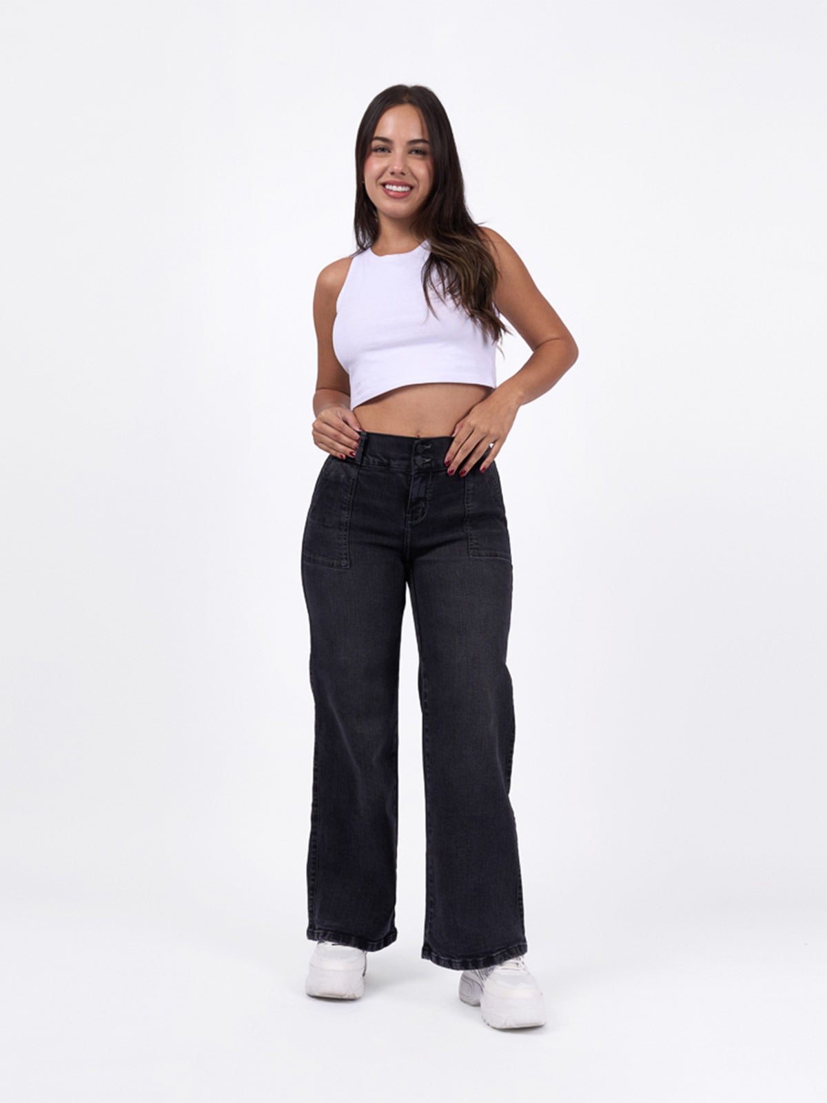 JEANS WIDELEG MUJER BRONCO BLAME - 1