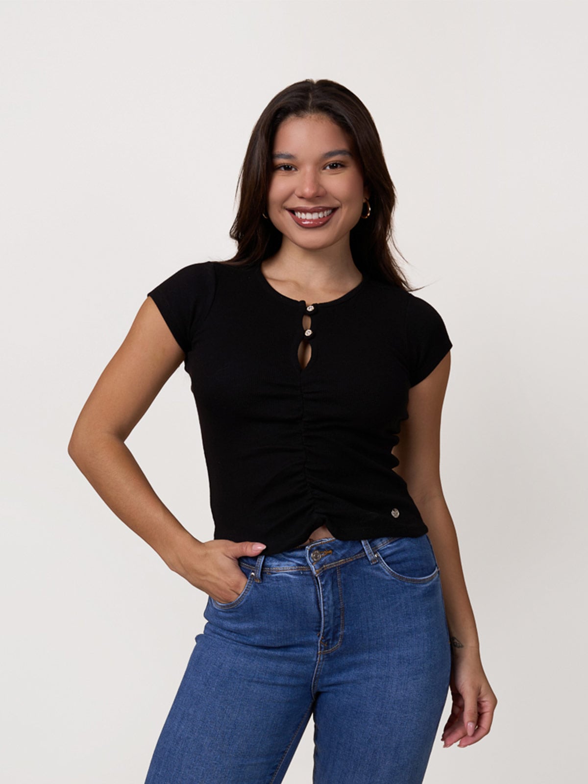 POLO MANGA CORTA MUJER BRONCO DORICK - 1